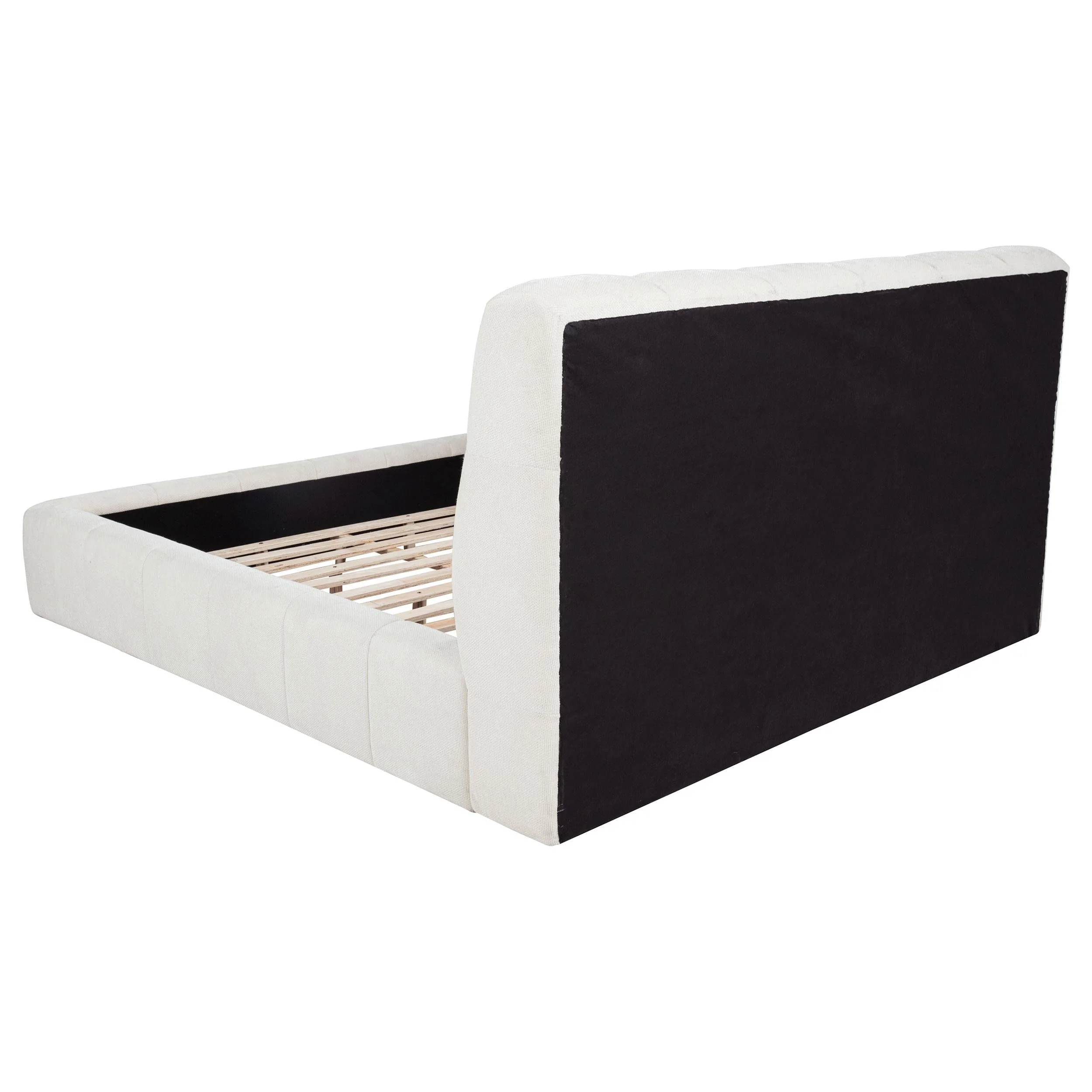 Nollet Cream 48-inch Upholstered California King Platform Bed - Image 5