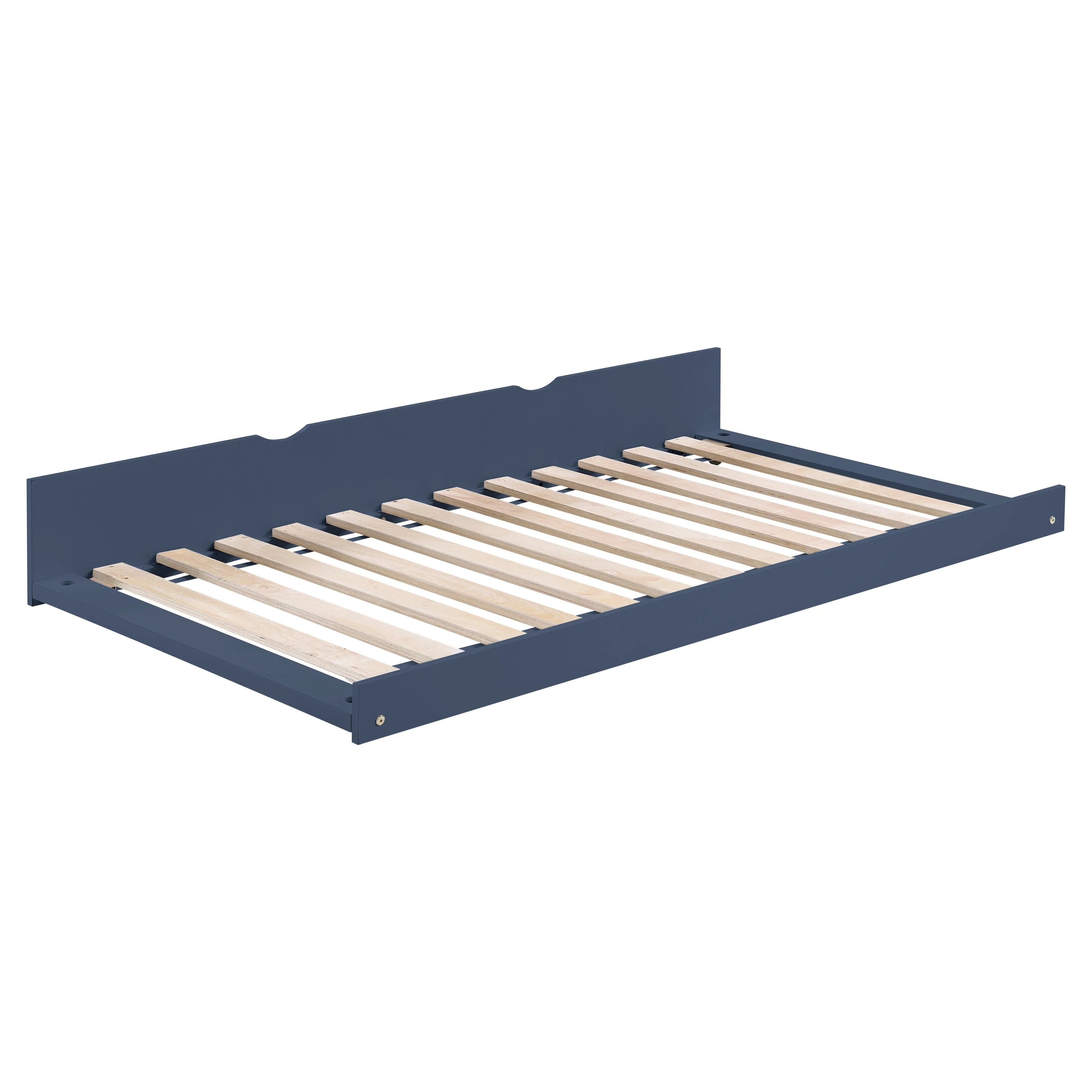 Nora Blue Twin Bookcase Platform Bed - Image 9