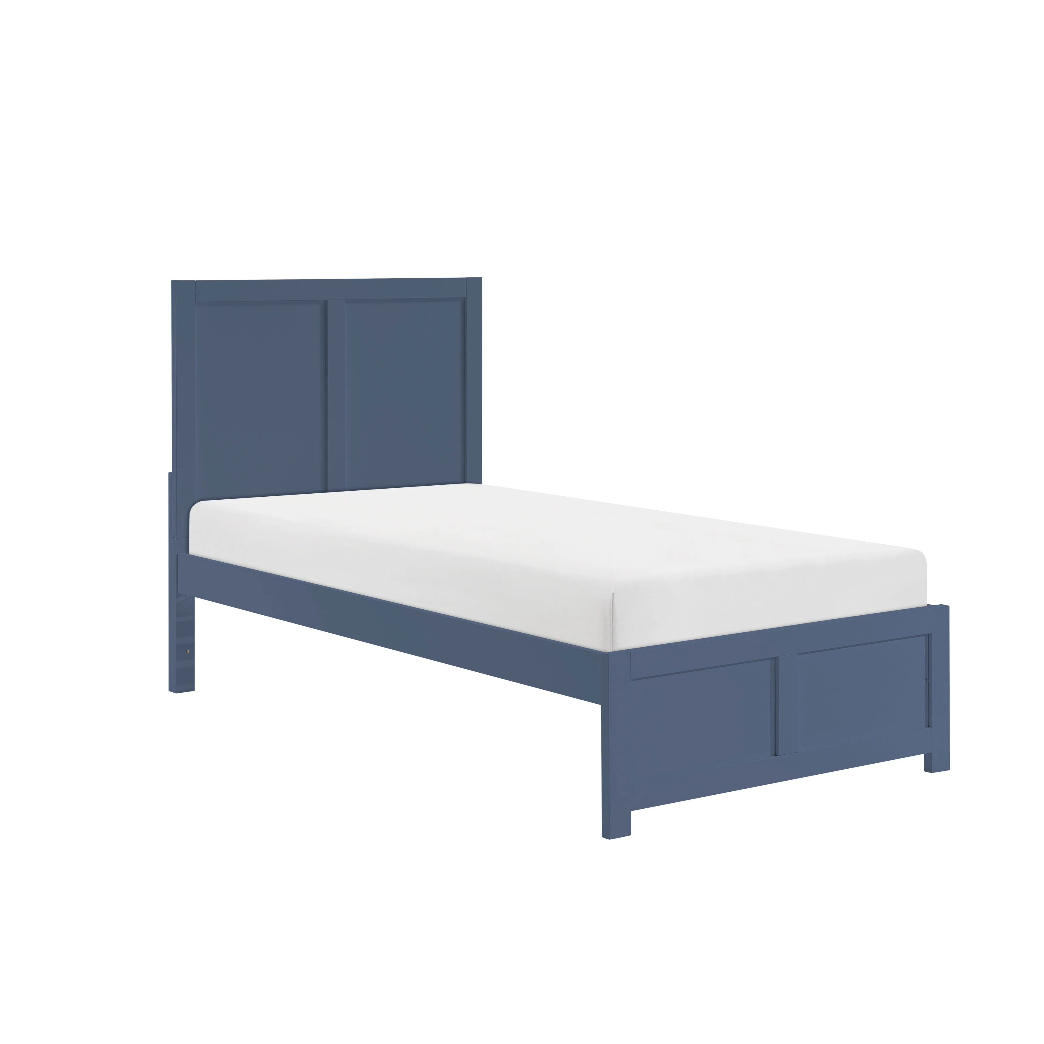 Nora Blue Twin Platform Bed - Image 2