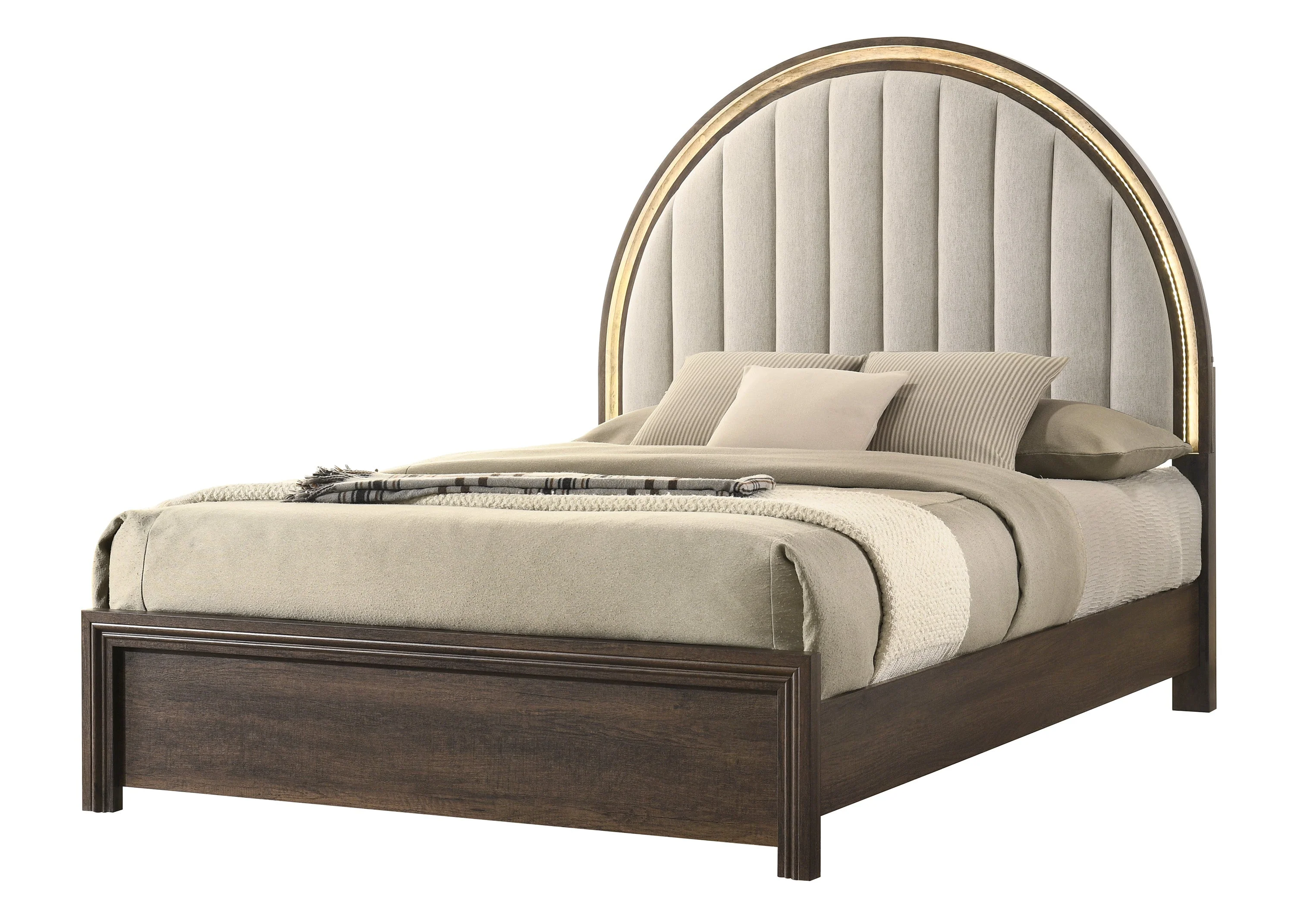 Noreen Brown LED Bedroom Set - Image 2