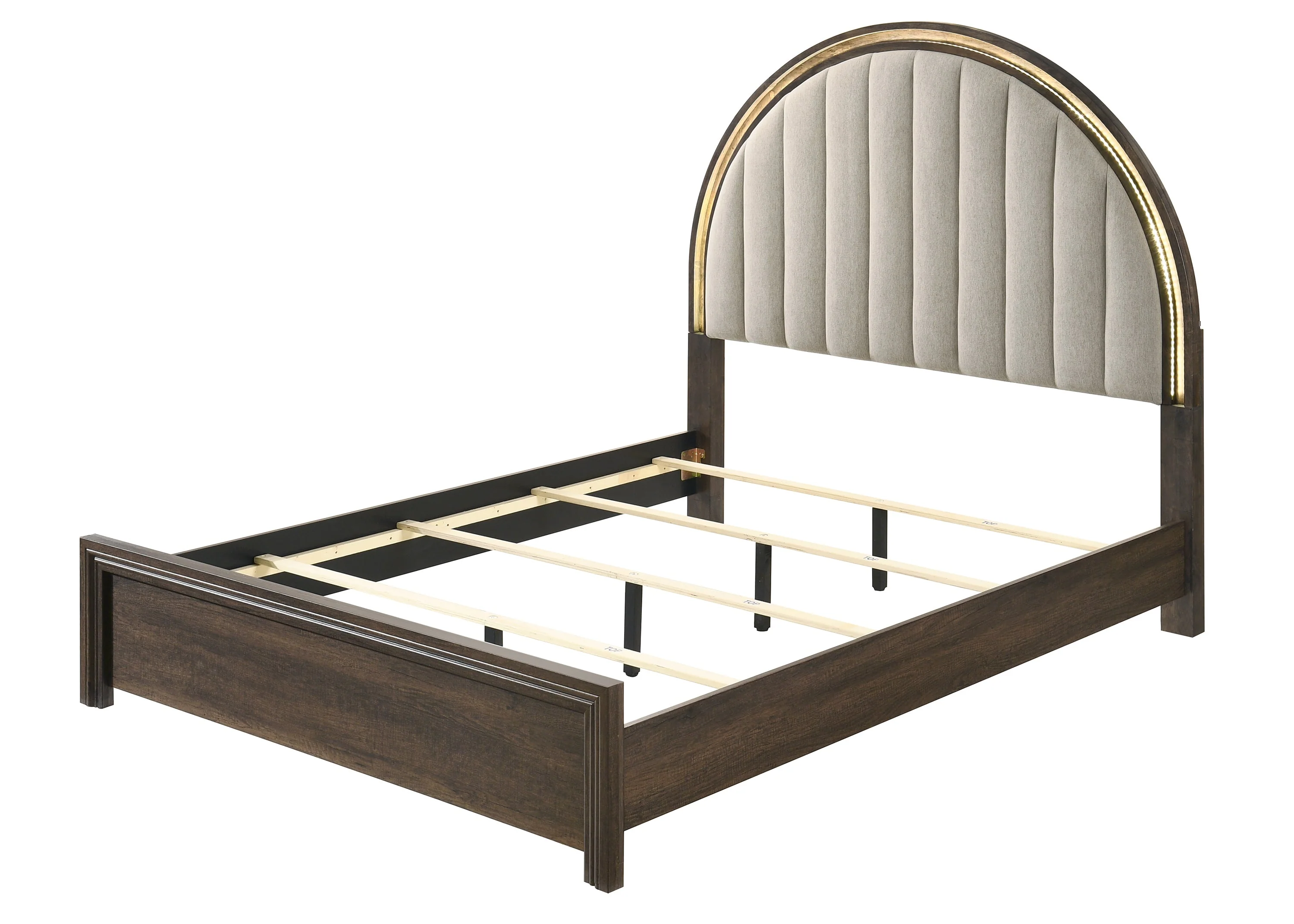 Noreen Brown LED Bedroom Set - Image 4