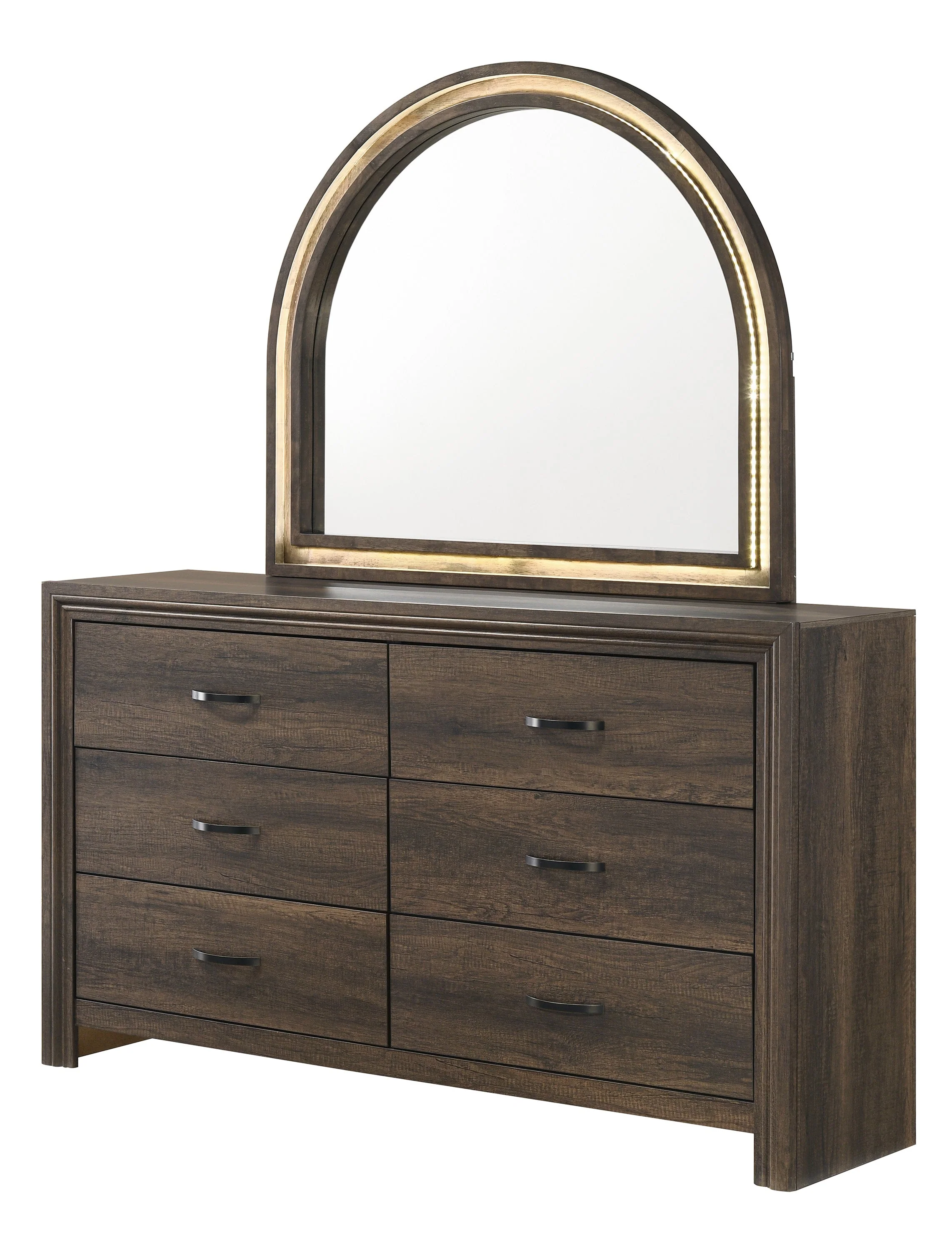 Noreen Brown LED Bedroom Set - Image 8