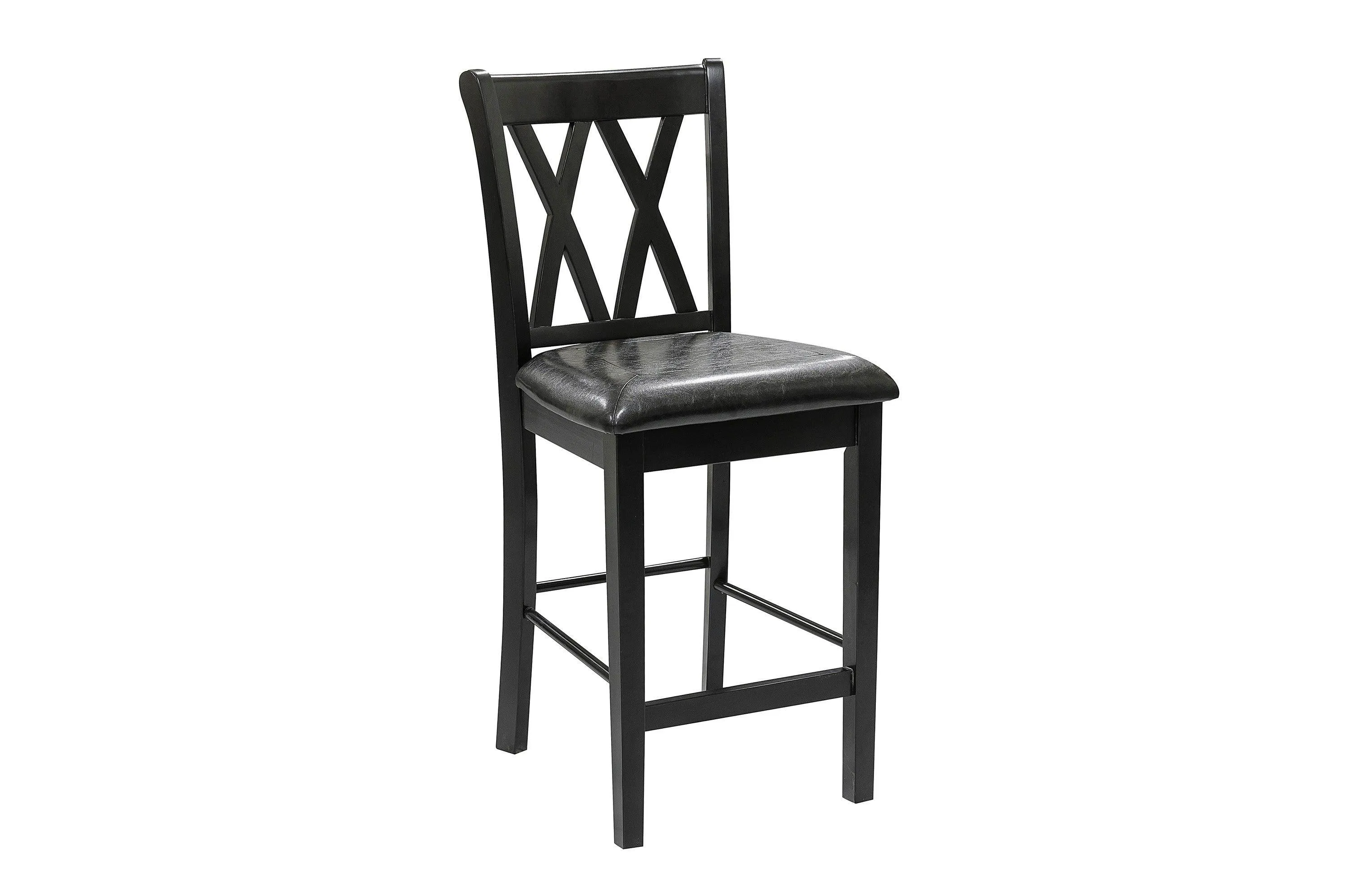 Norman Black 5-Piece Counter Height Set - Image 6