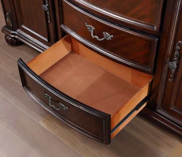 Nouvelle Brown Cherry Hutch & Buffet - Image 6