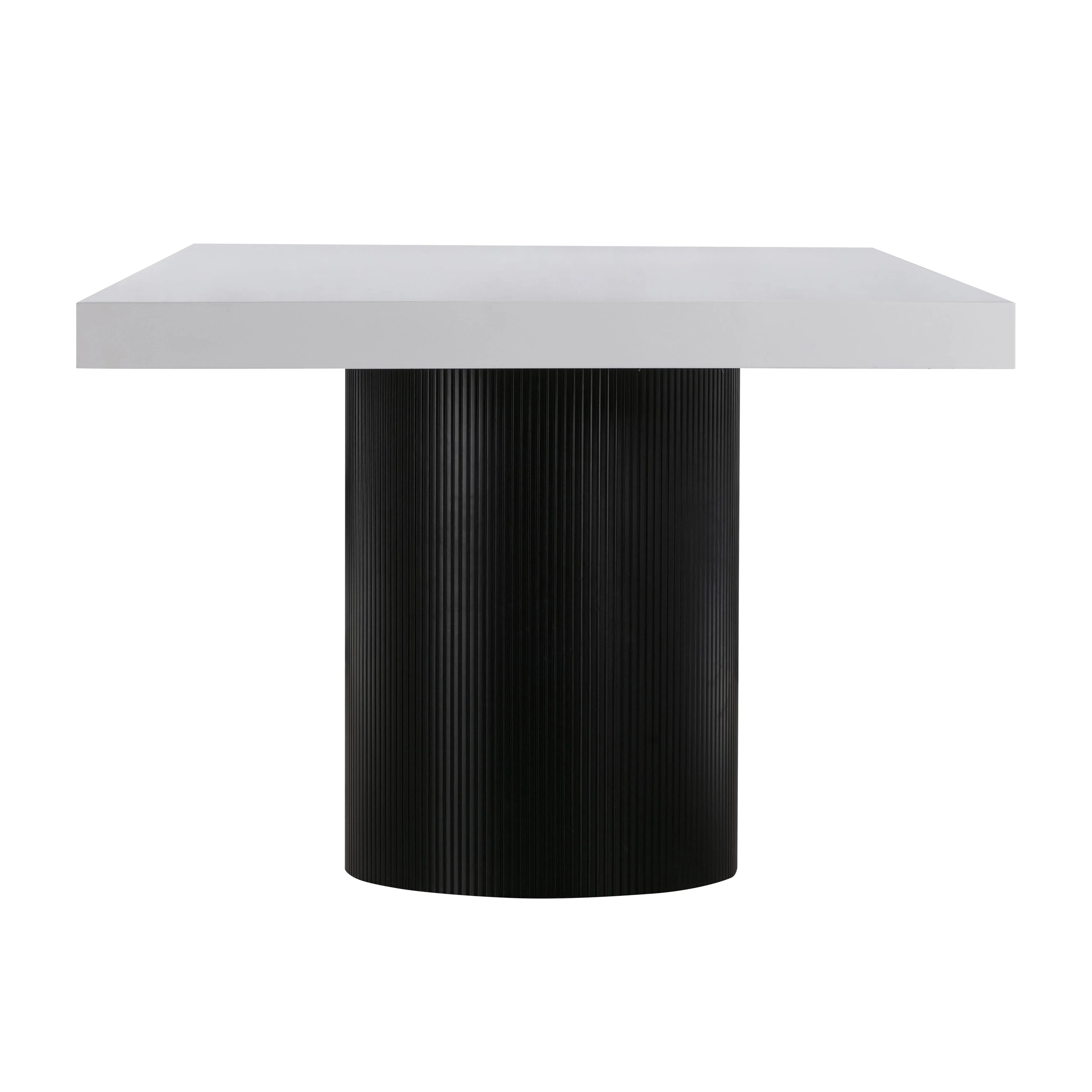 Nova White Lacquer 95" Rectangular Dining Table - Image 4
