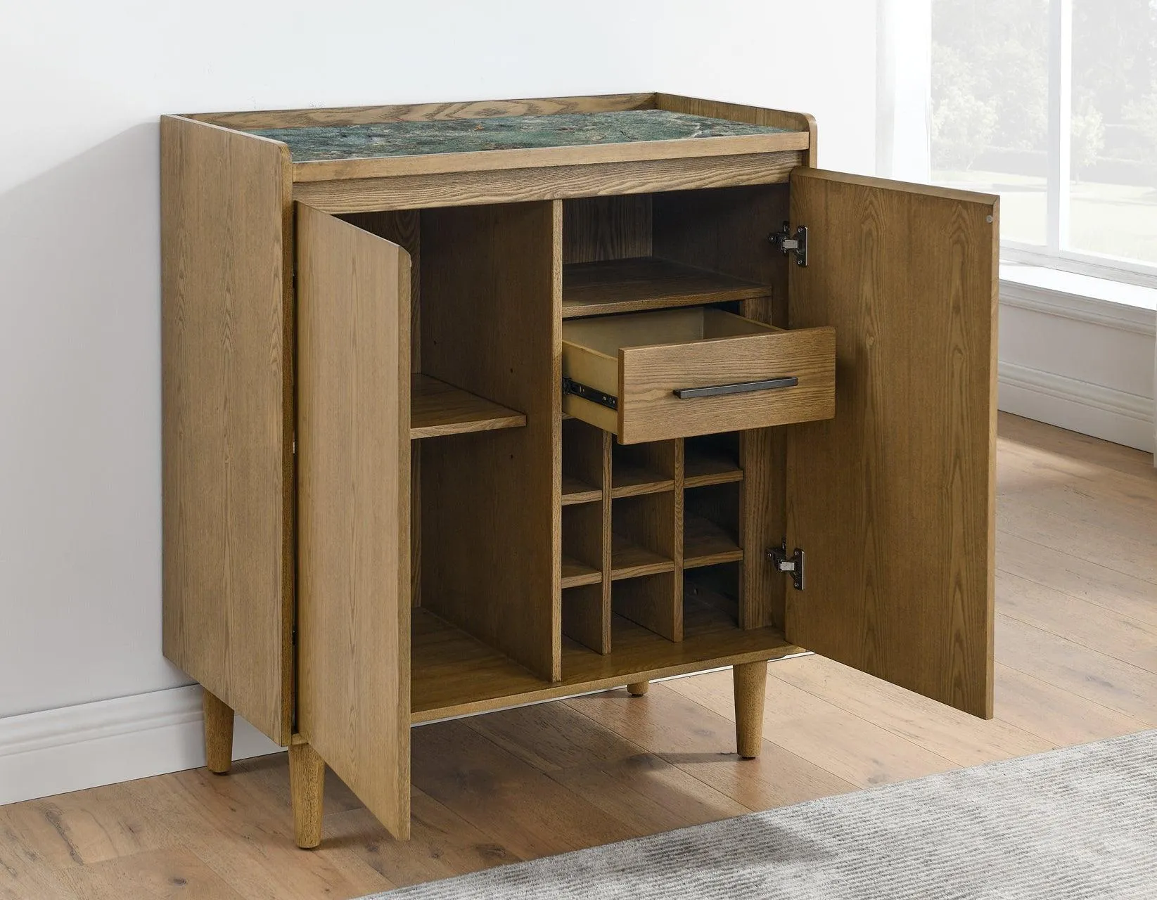 Novato Light Chestnut Sintered Stone Cabinet - Image 6