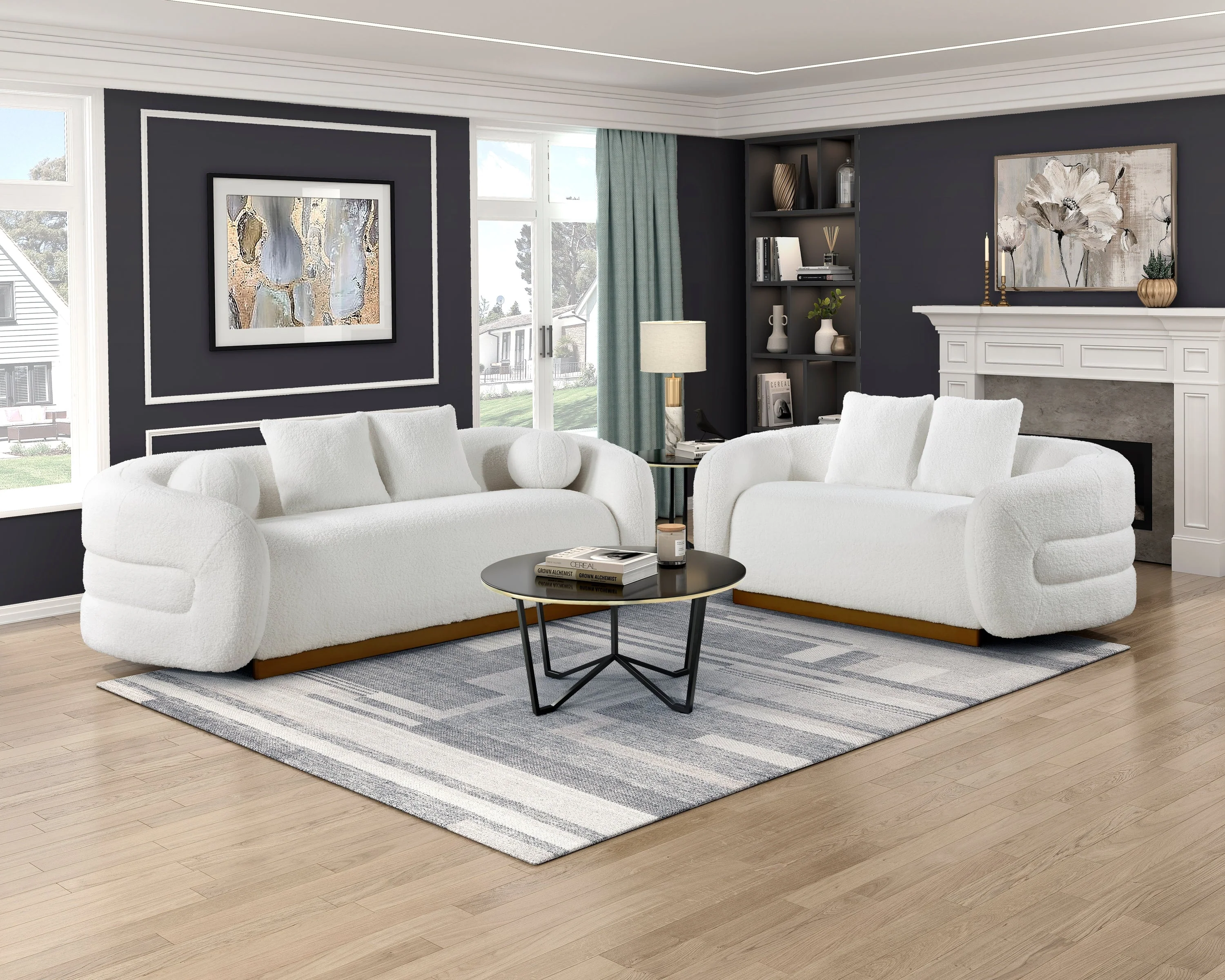Novella White Living Room Set - Image 6