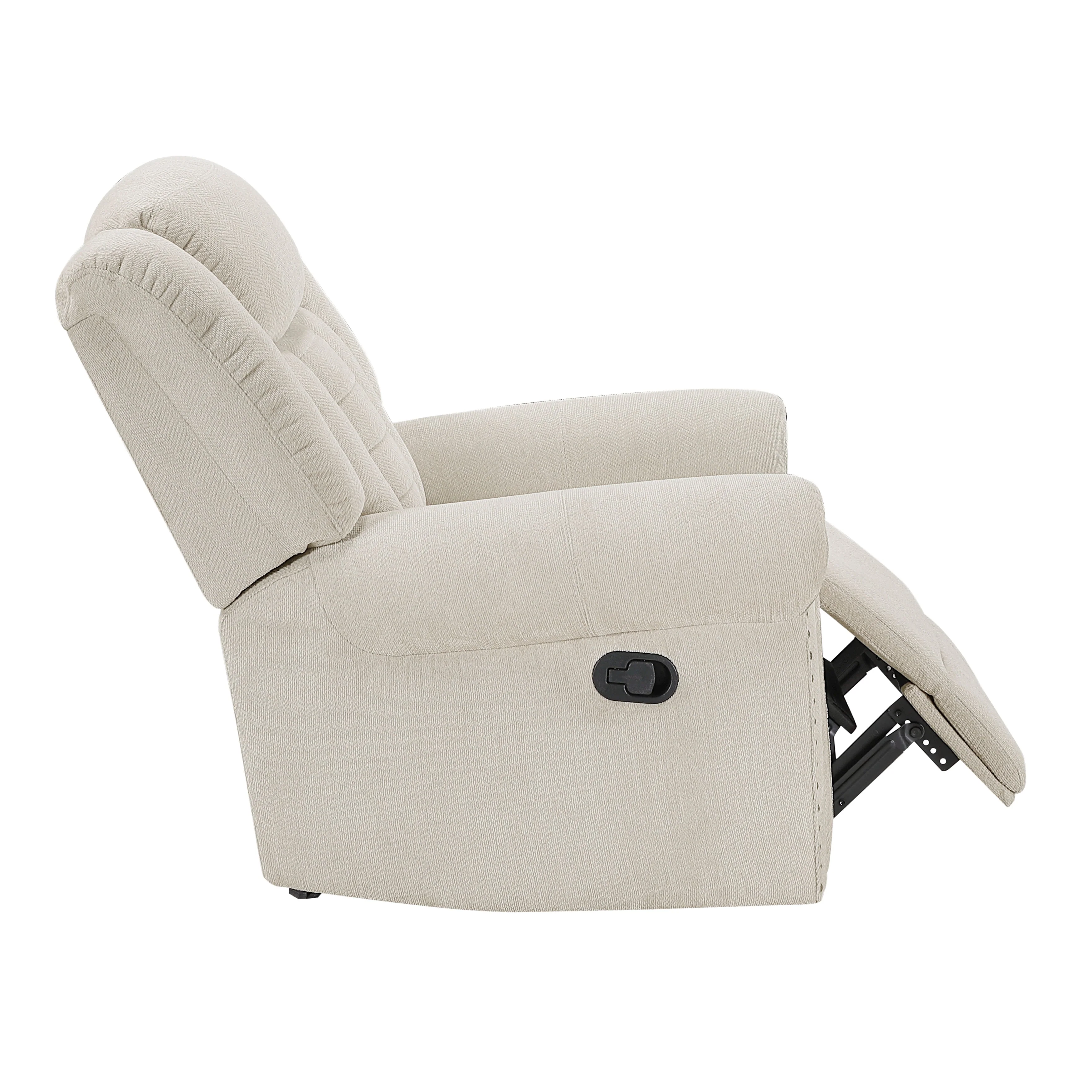 Nutmeg Beige Double Reclining Living Room Set - Image 18