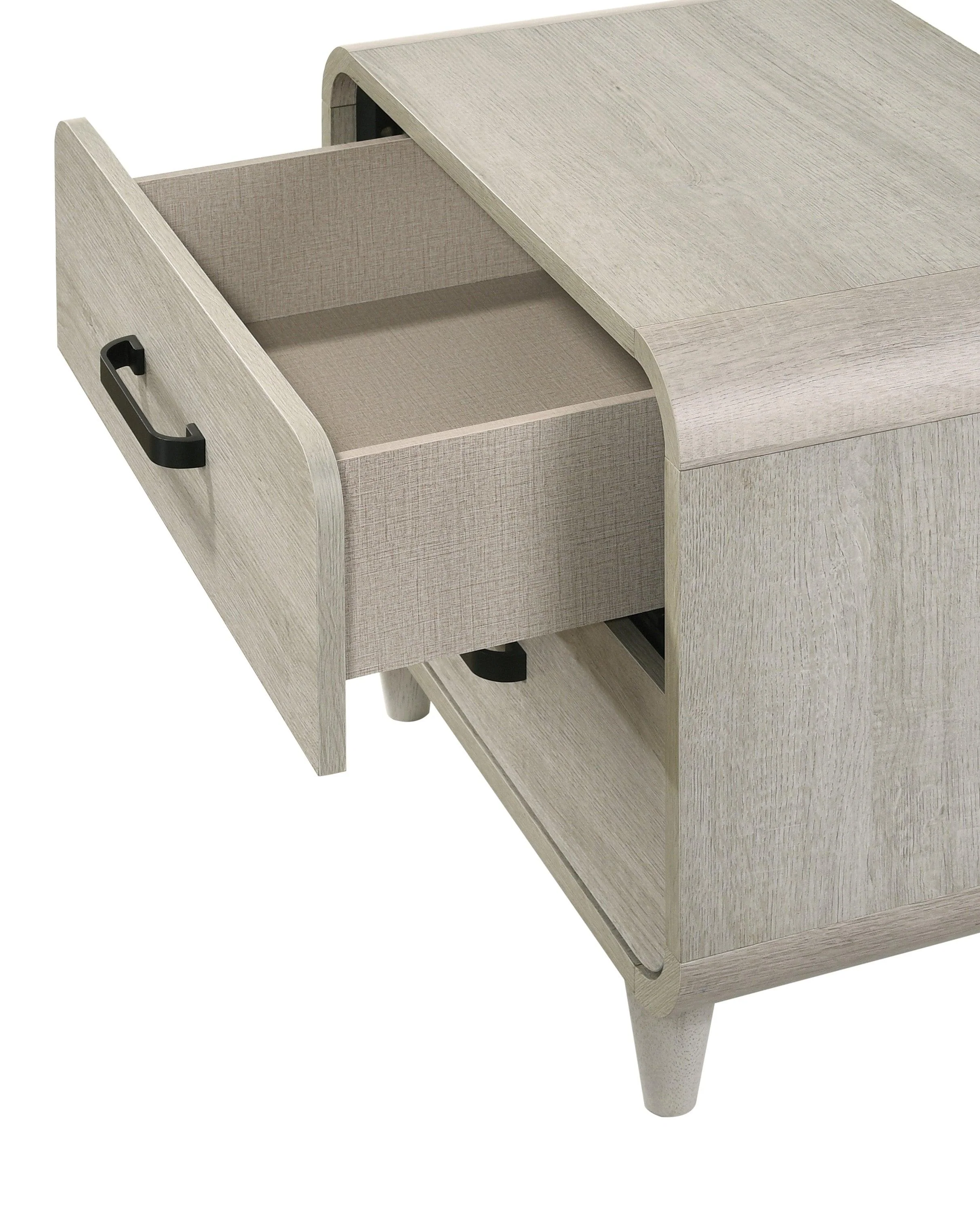 Nyomi White Nightstand - Image 2