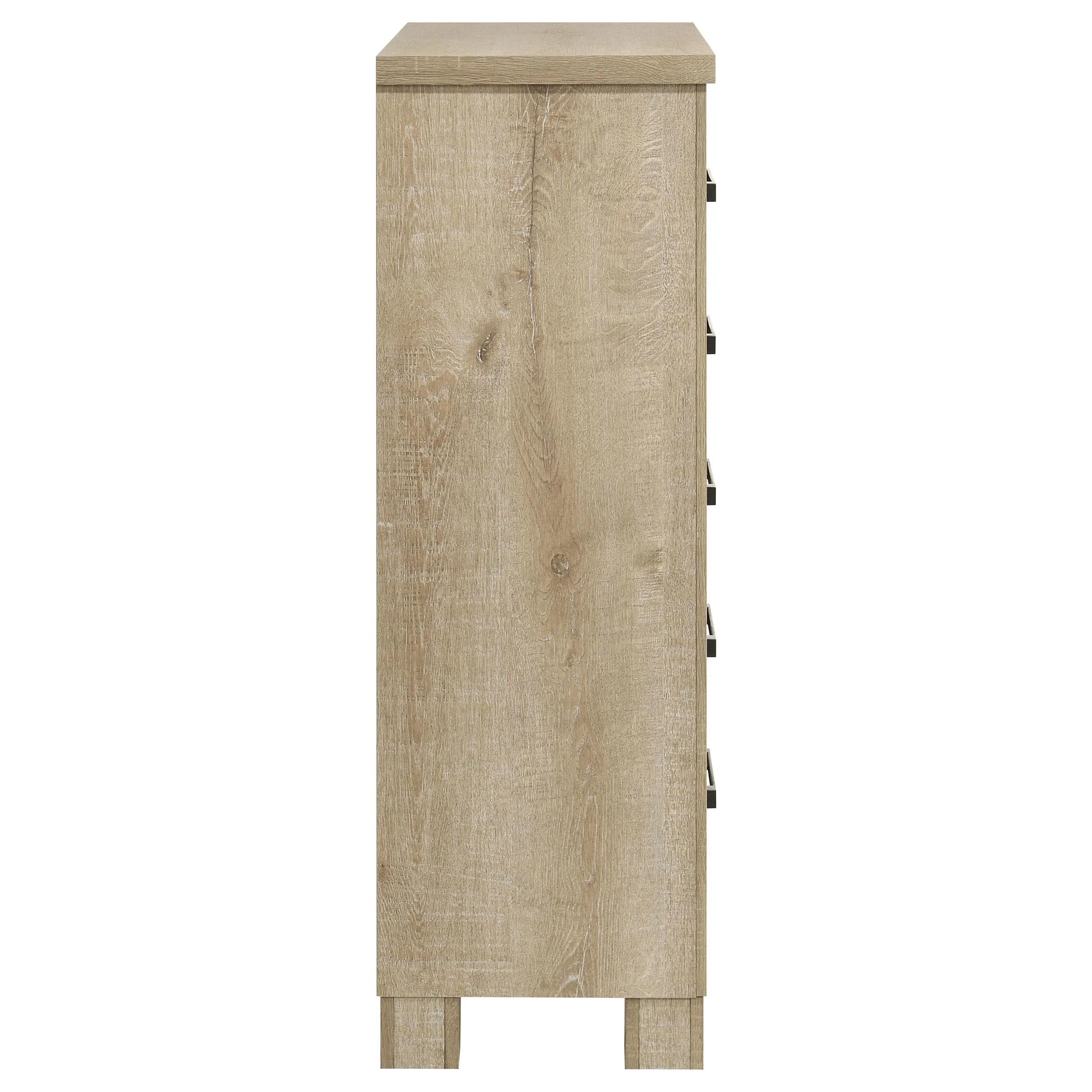 Oakglen Weathered Oak 5-drawer Chest - Image 8