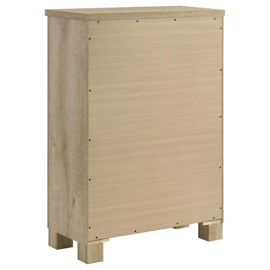 Oakglen Weathered Oak 5-piece Queen Bedroom Set - Image 12