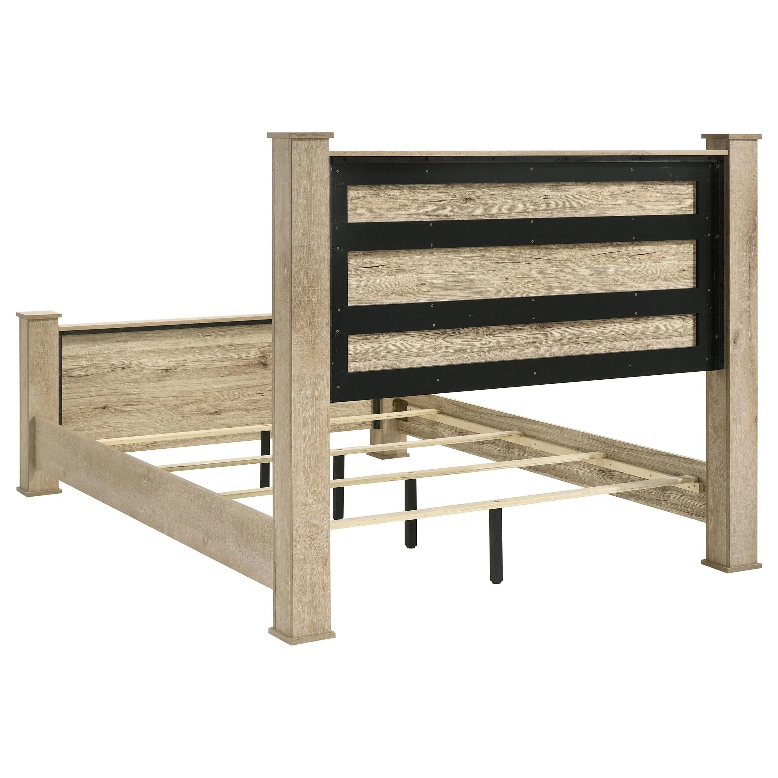 Oakglen Weathered Oak 55-inch Eastern King Panel Bed - Image 5