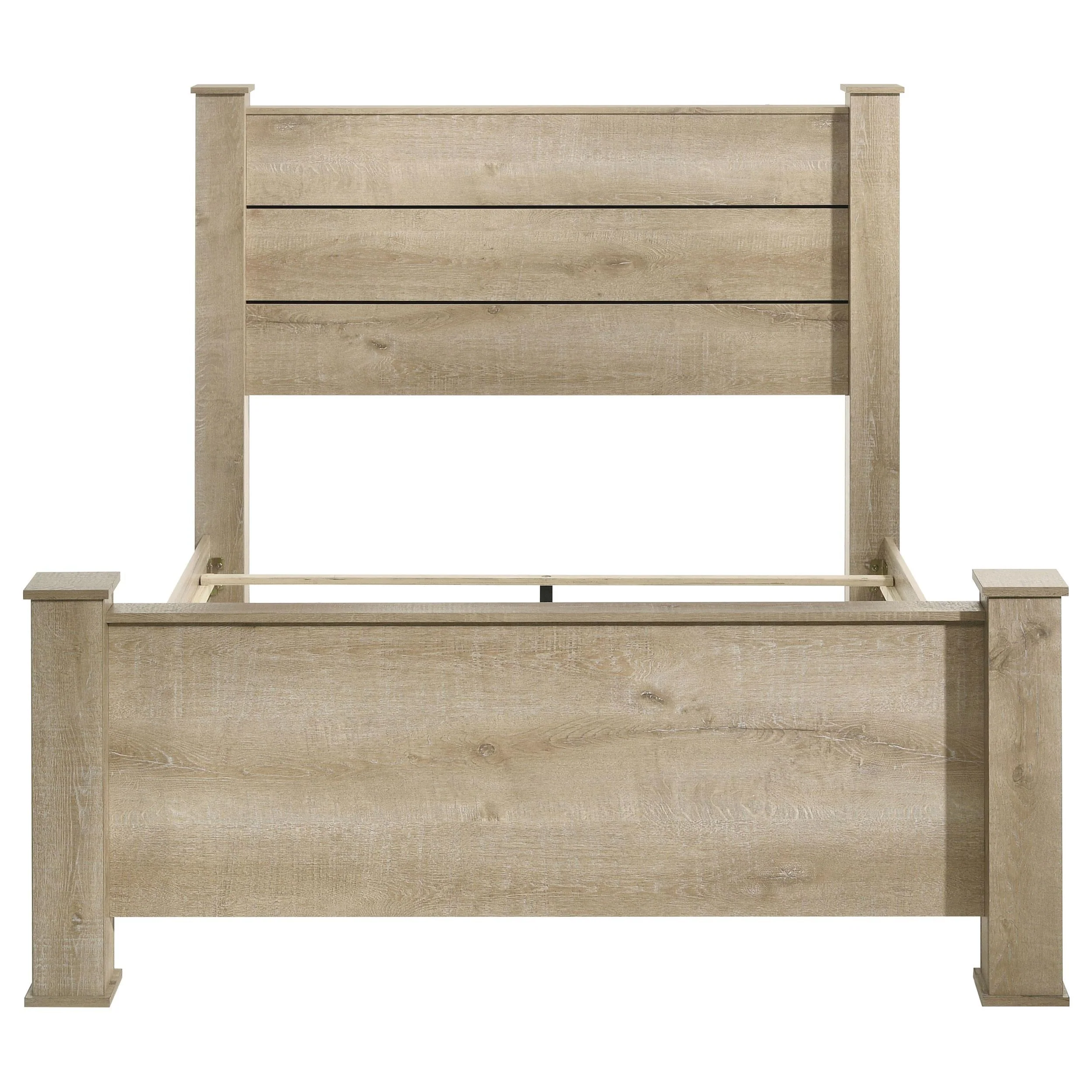 Oakglen Weathered Oak California King Panel Bed - Image 4