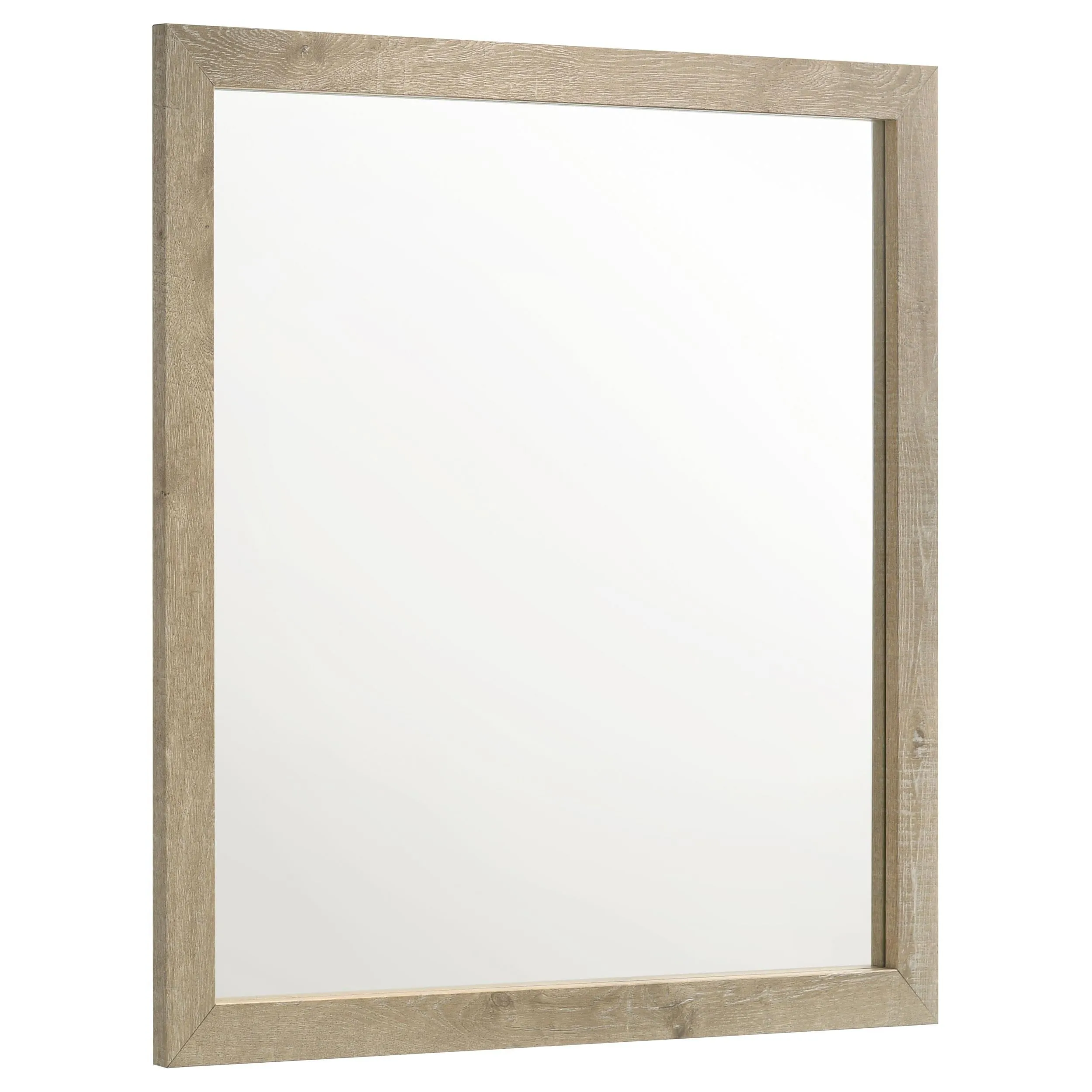 Oakglen Weathered Oak Dresser Mirror - Image 2