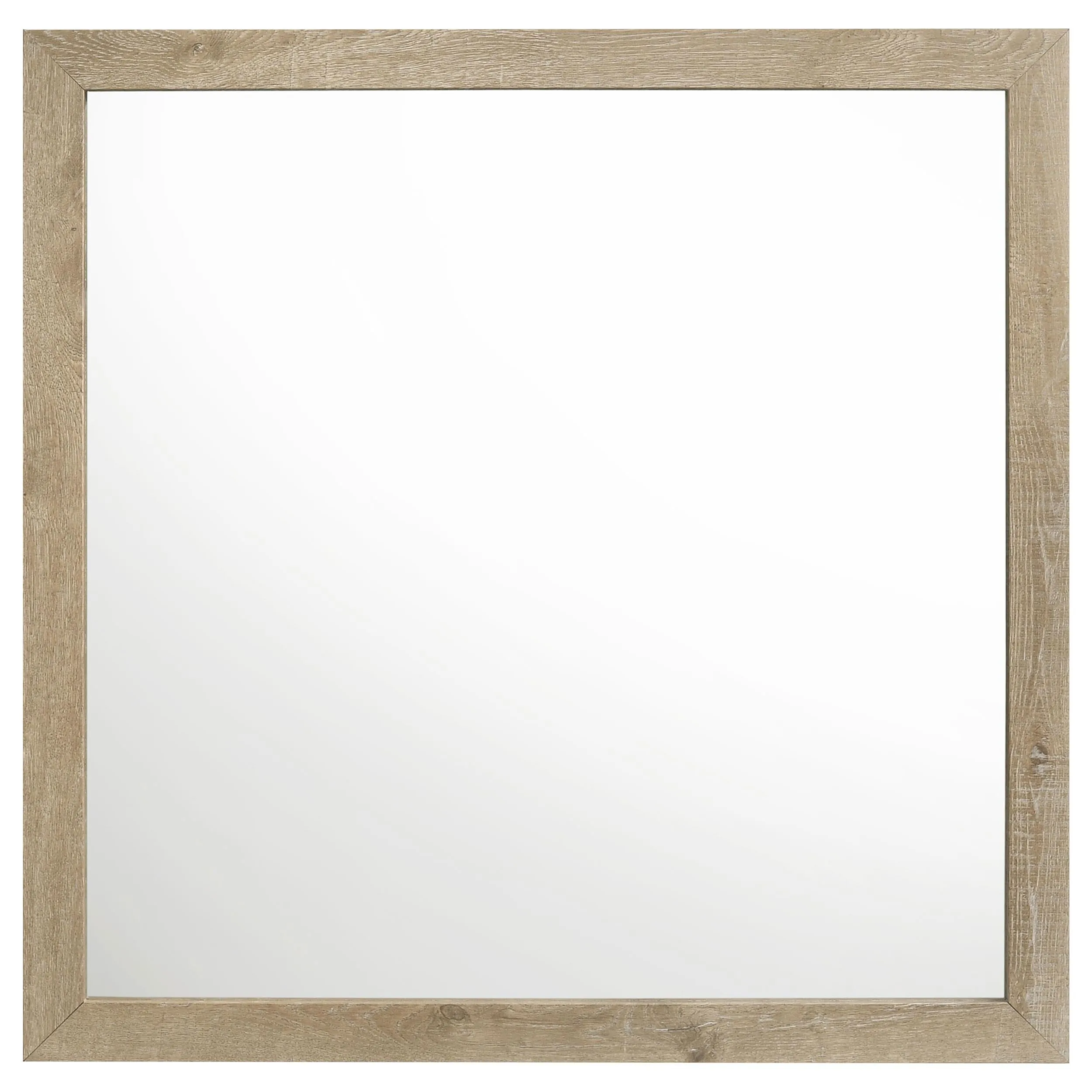 Oakglen Weathered Oak Dresser Mirror - Image 3