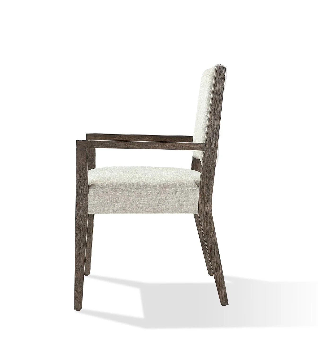 Oakland Upholstered Arm Chair in Brunette (Set of 2) - Image 6