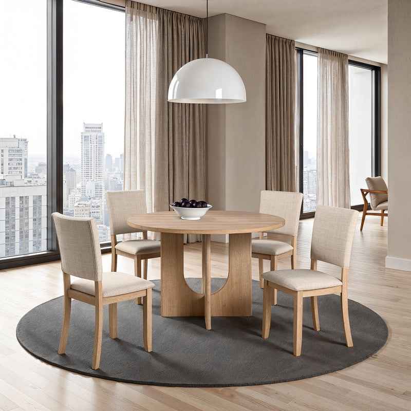 Oberto Natural Side Chair (Set of 4) - Image 2