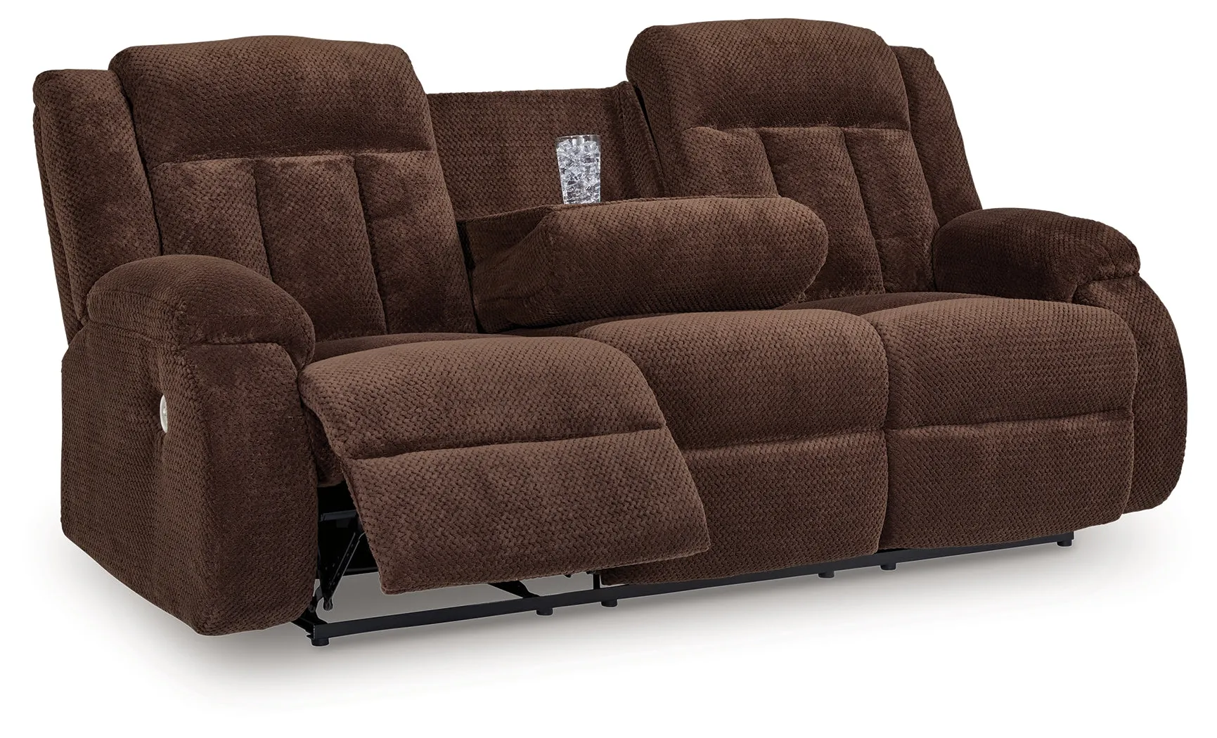 Observation Chocolate Power Reclining Sofa and Loveseat - Image 7