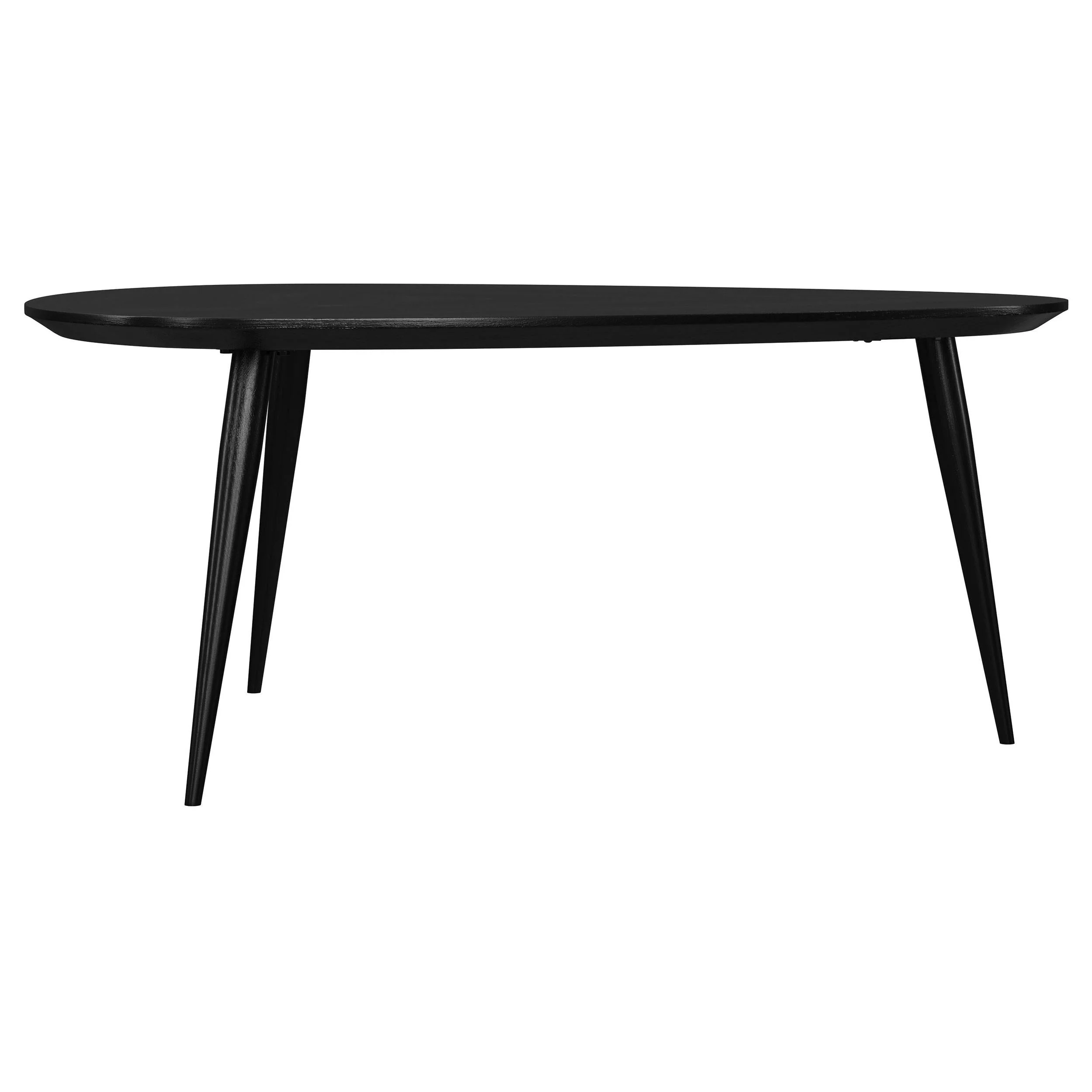 Odessa Black 3-Piece Triangular Coffee and End Table Set - Image 8