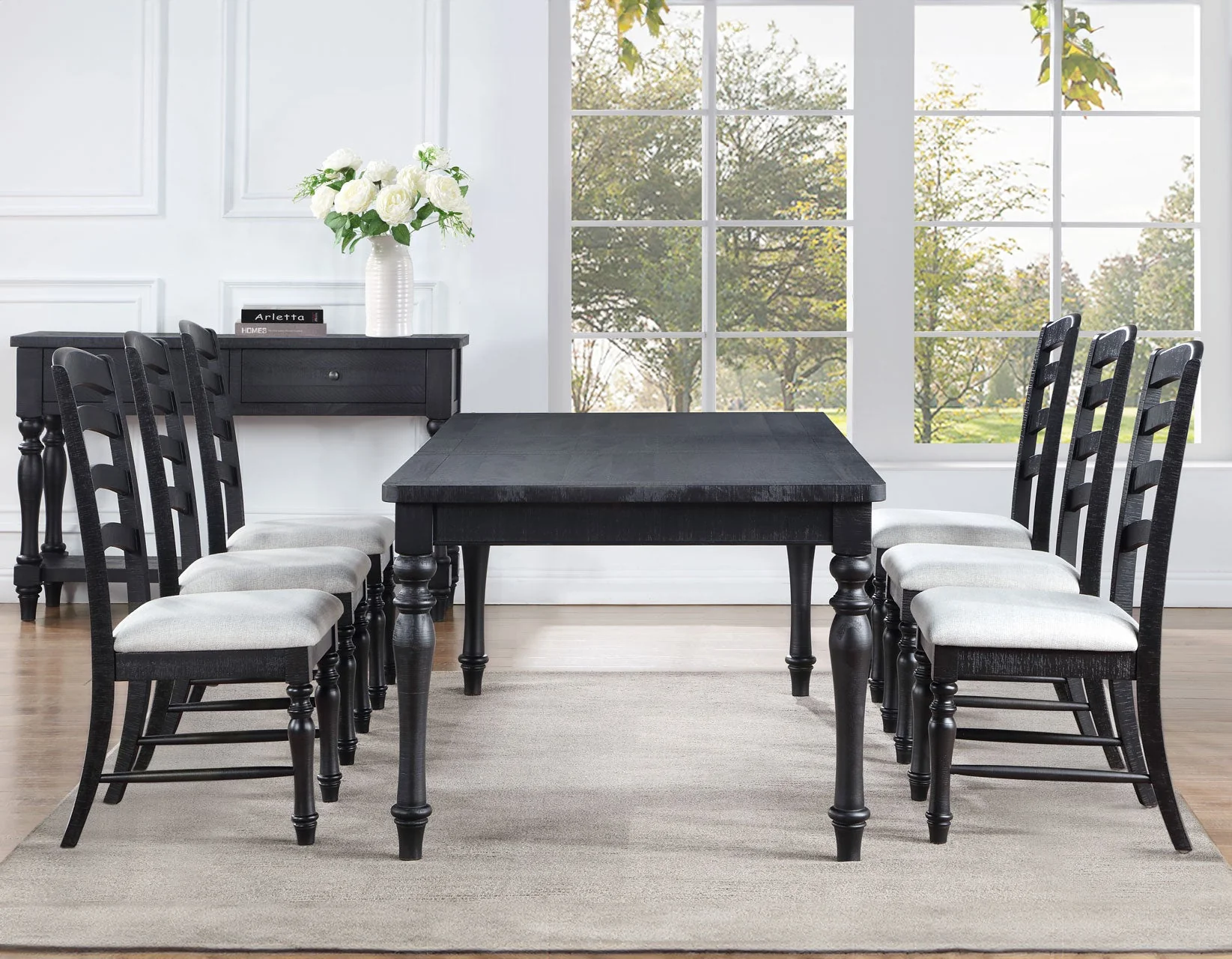 Odessa Black Dining Room Set - Image 2