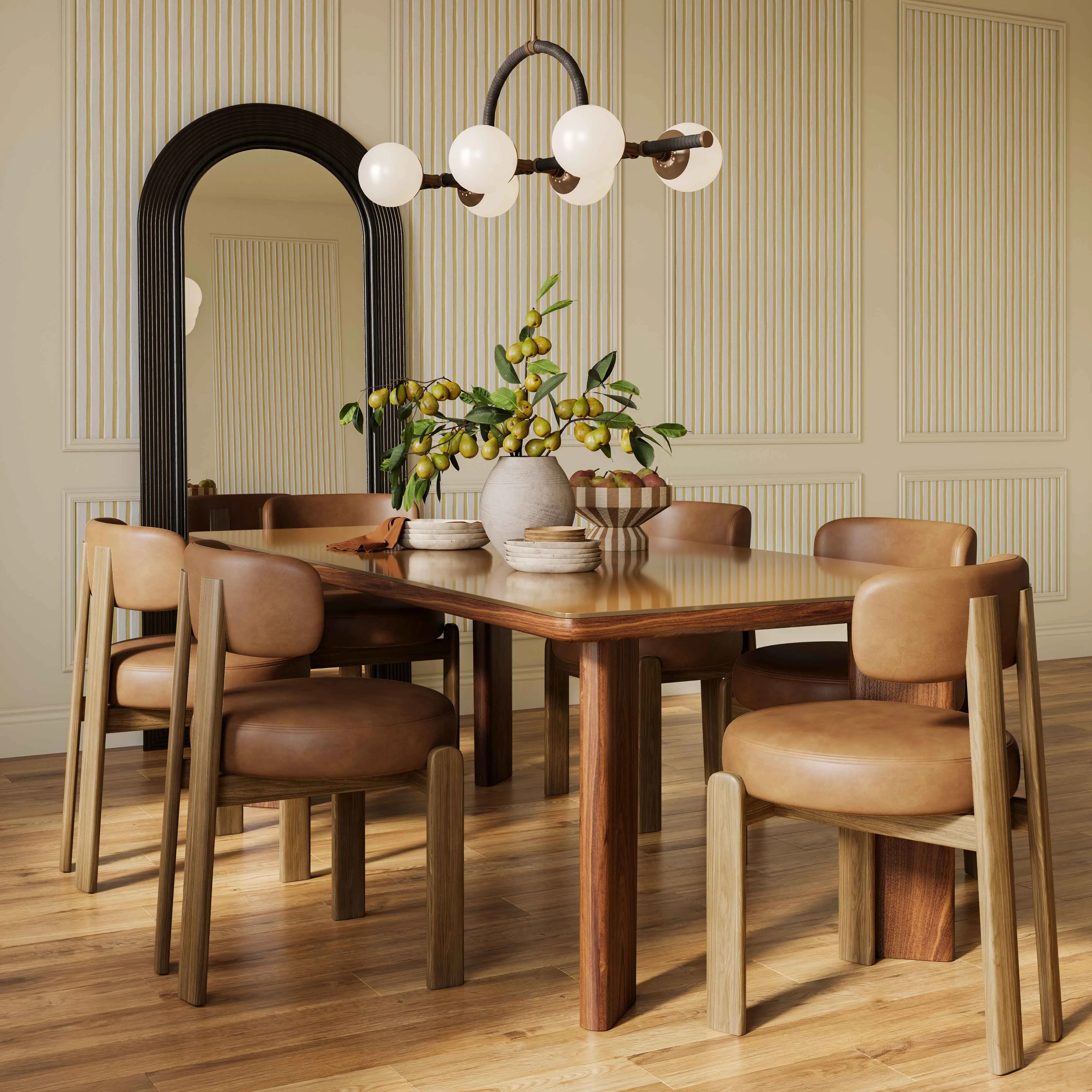 Odessa Vegan Leather Dining Chair - Image 10