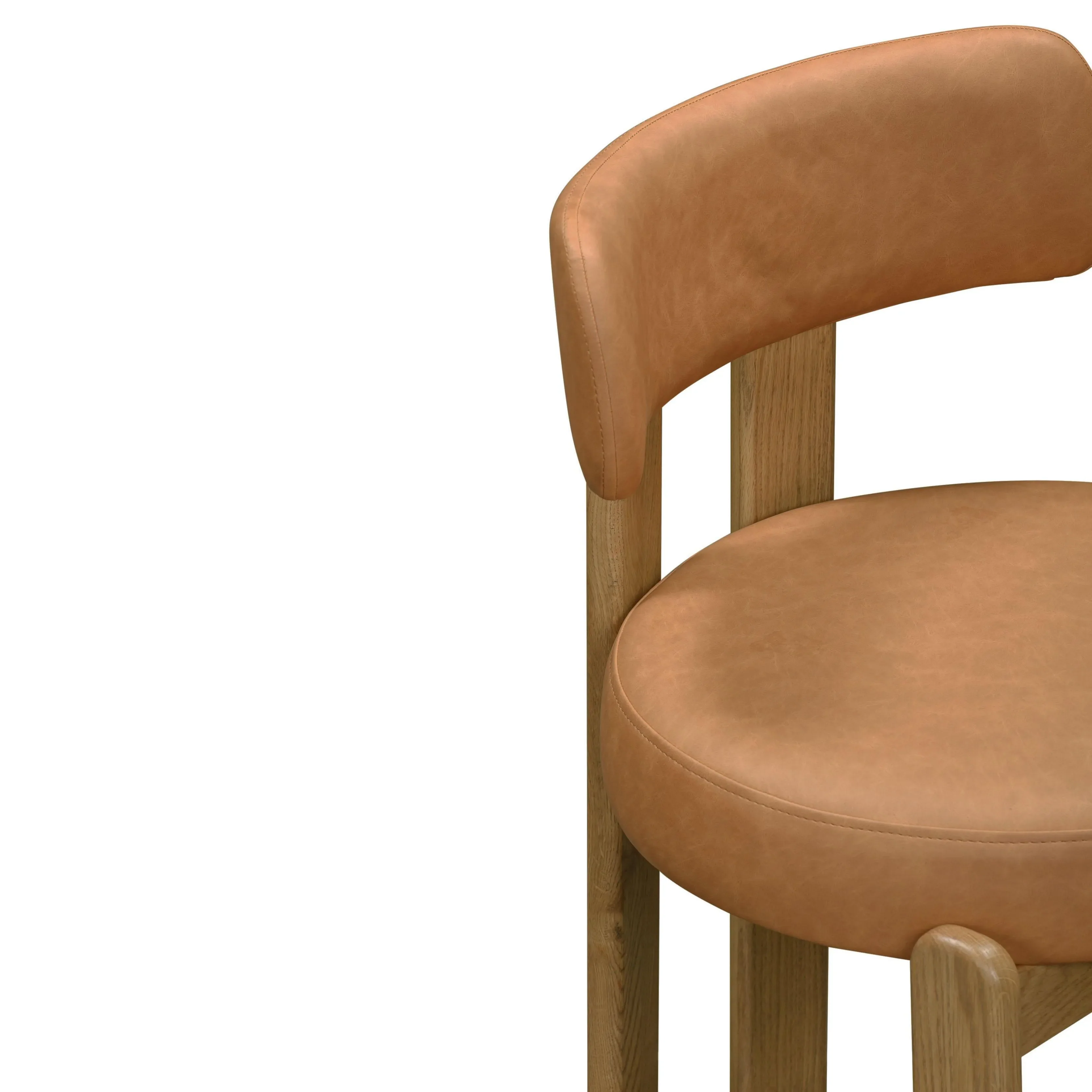 Odessa Vegan Leather Dining Chair - Image 14