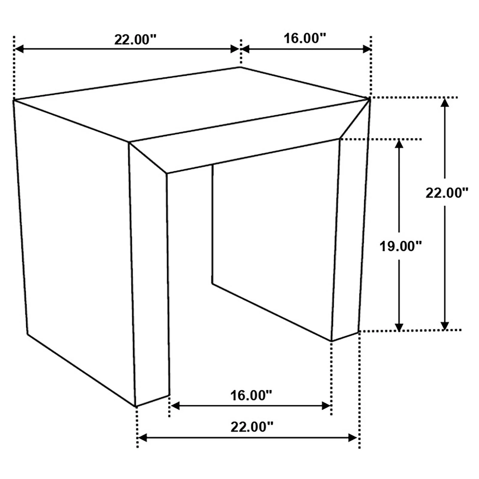 Odilia Rectangular Solid Wood End Table Auburn - Image 7