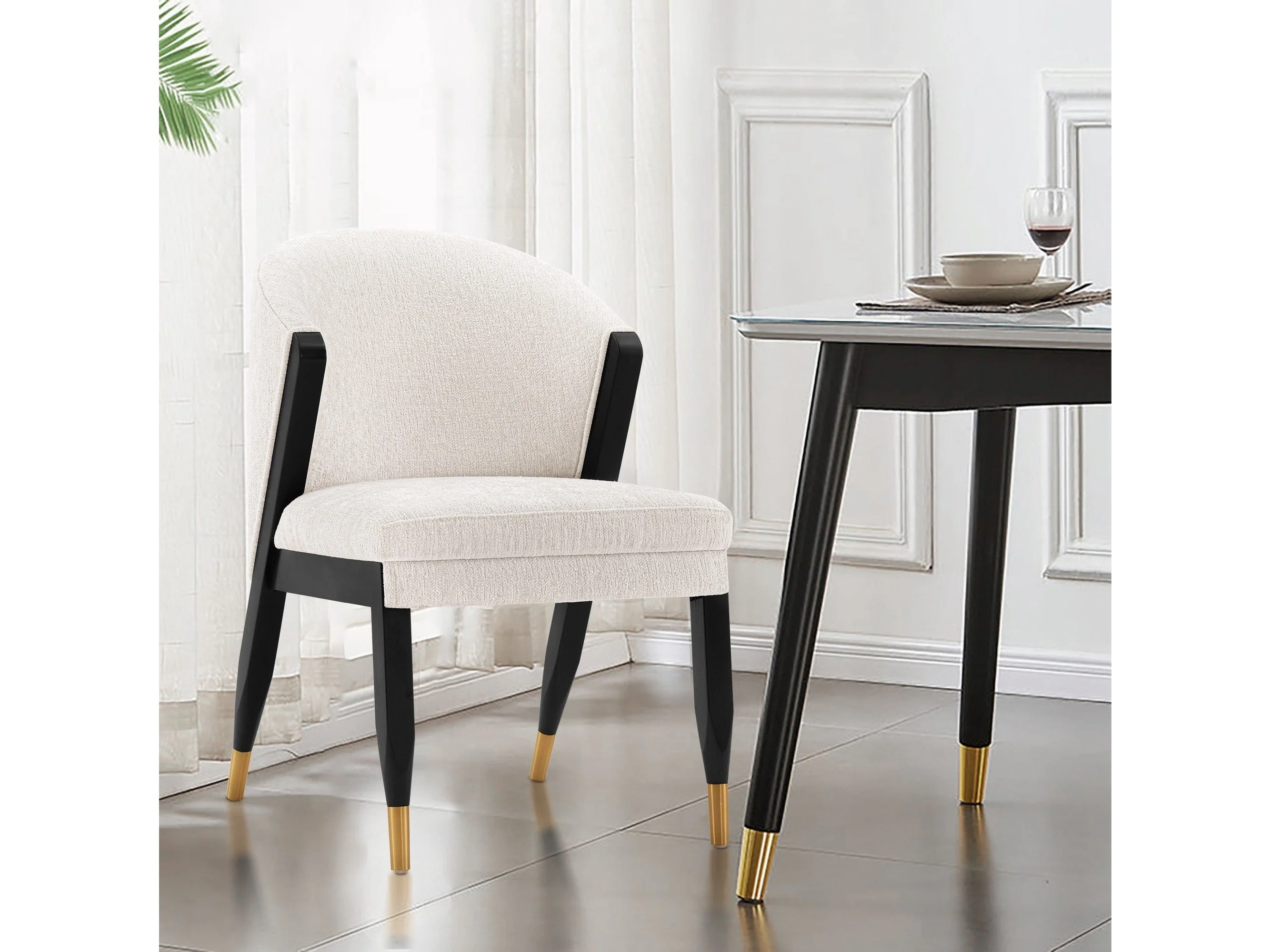 Ola Dining Chair in Cream