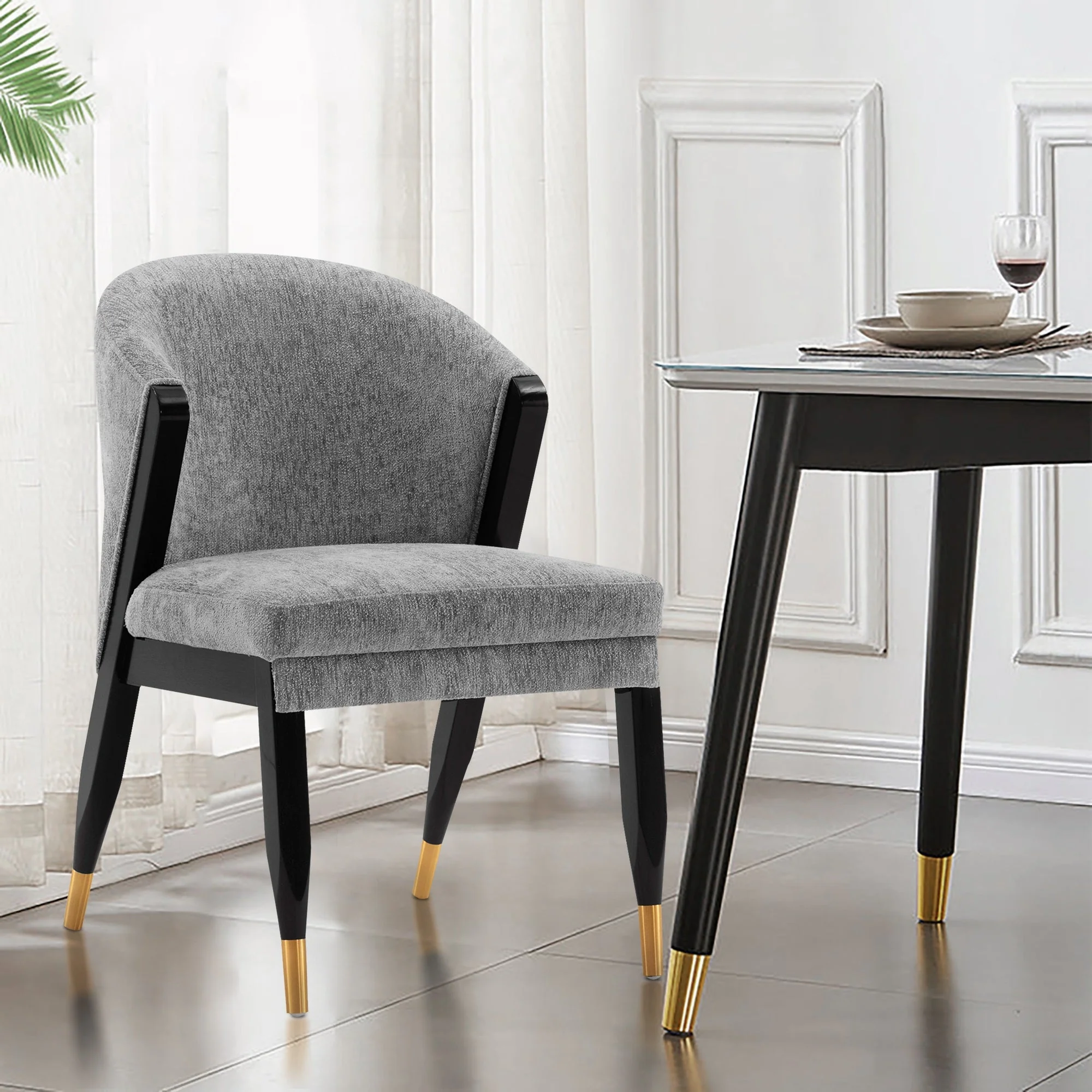 Ola Dining Chair in Grey - Image 2