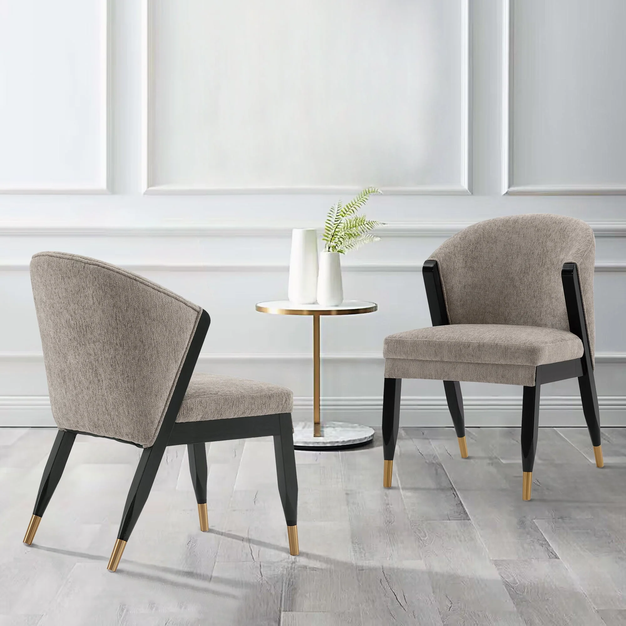 Ola Dining Chair in Stone (set of 2) - Image 2