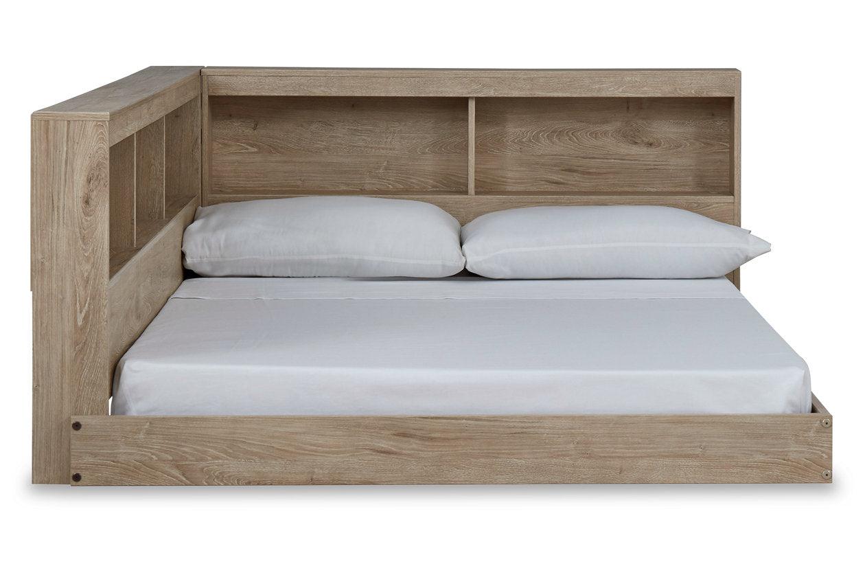 Oliah Natural Full Bookcase Storage Bed - Image 5