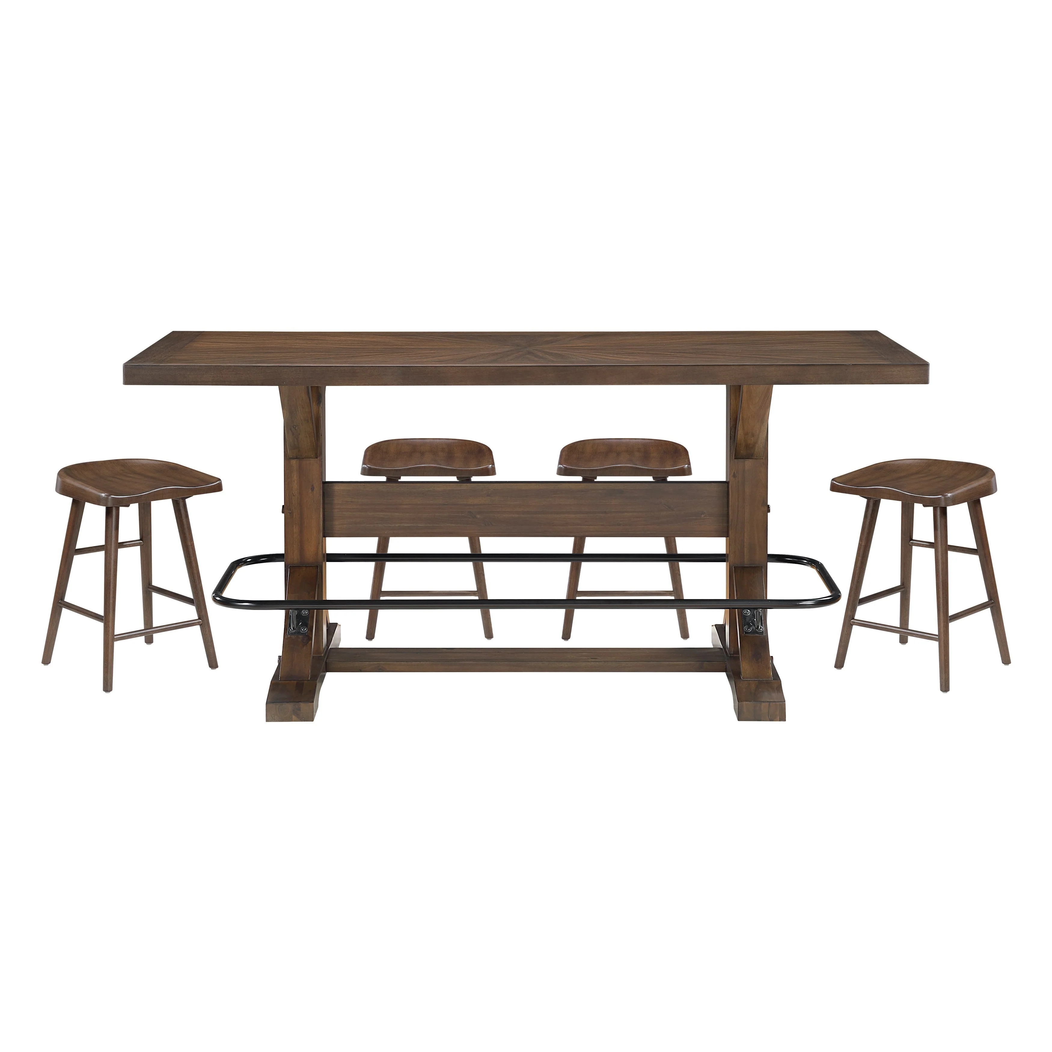 Oliver Brown 5-Piece Counter Height Set