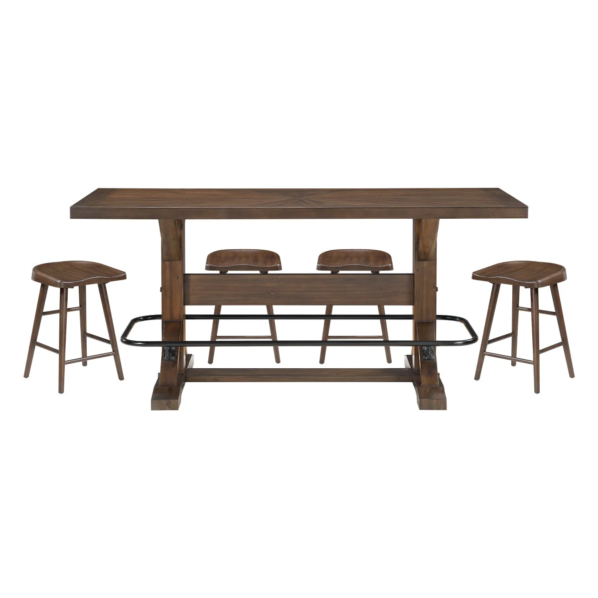 Oliver Brown Counter Height Set - Image 3