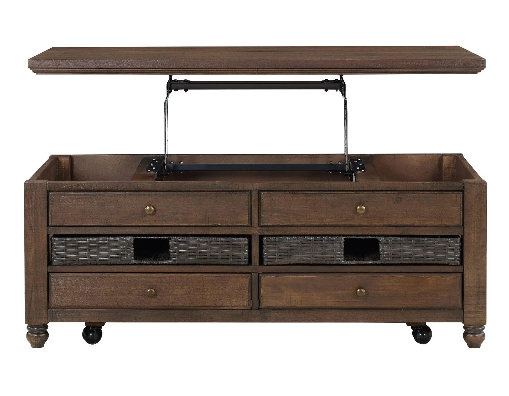 Oliver Lift-Top Cocktail Table with Casters - Image 11