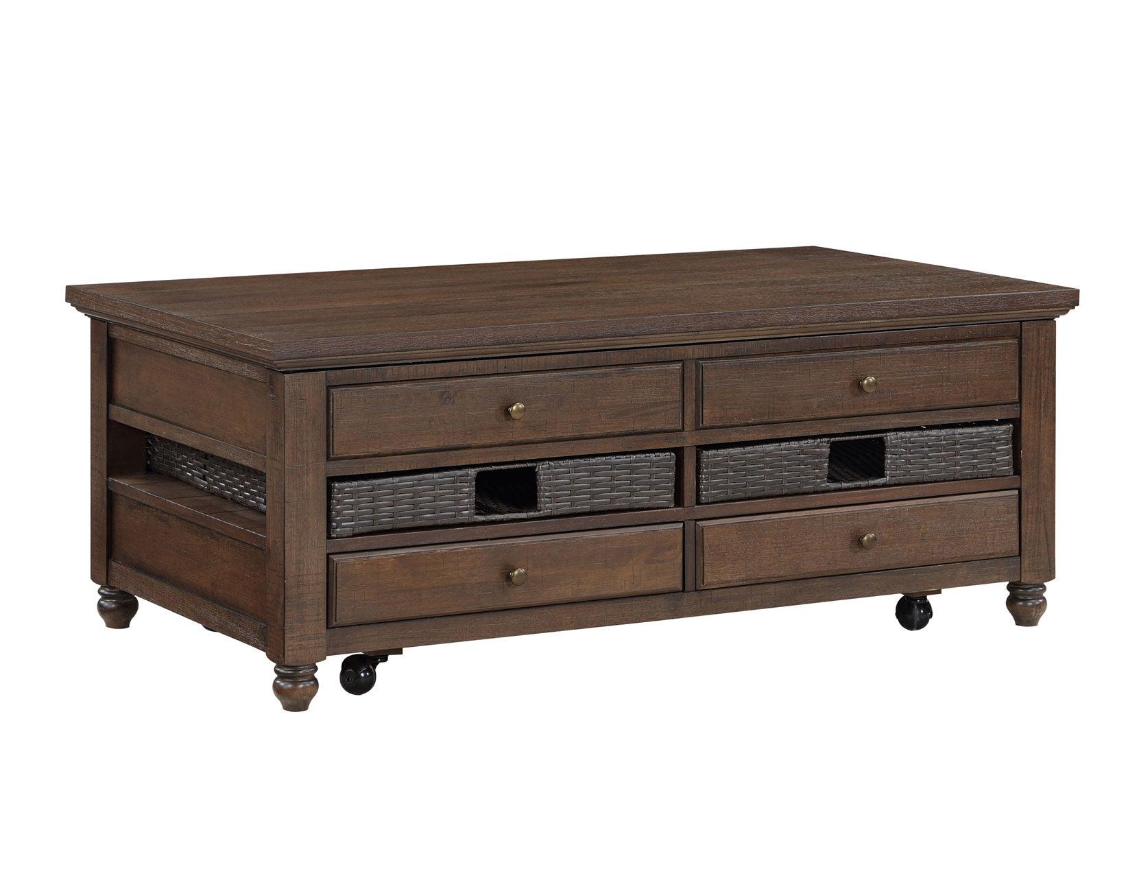 Oliver Lift-Top Cocktail Table with Casters - Image 12