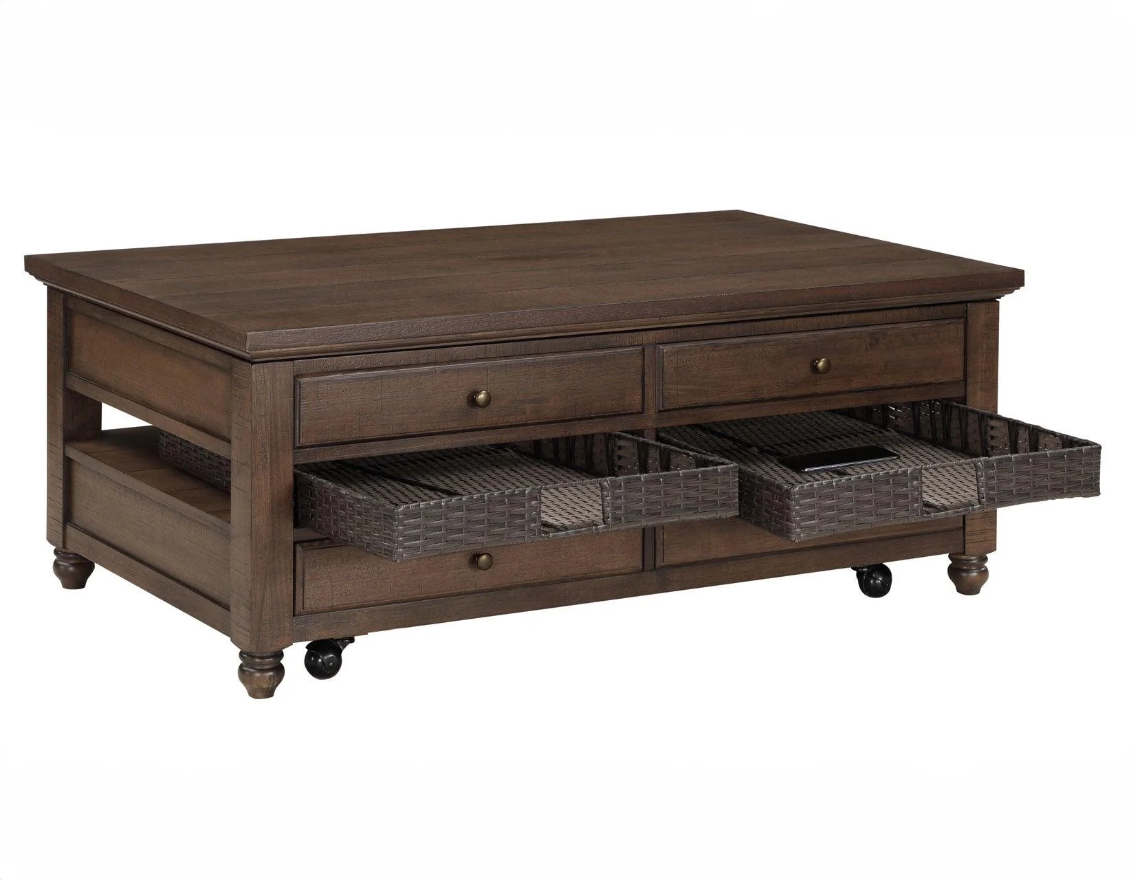 Oliver Lift-Top Cocktail Table with Casters - Image 15