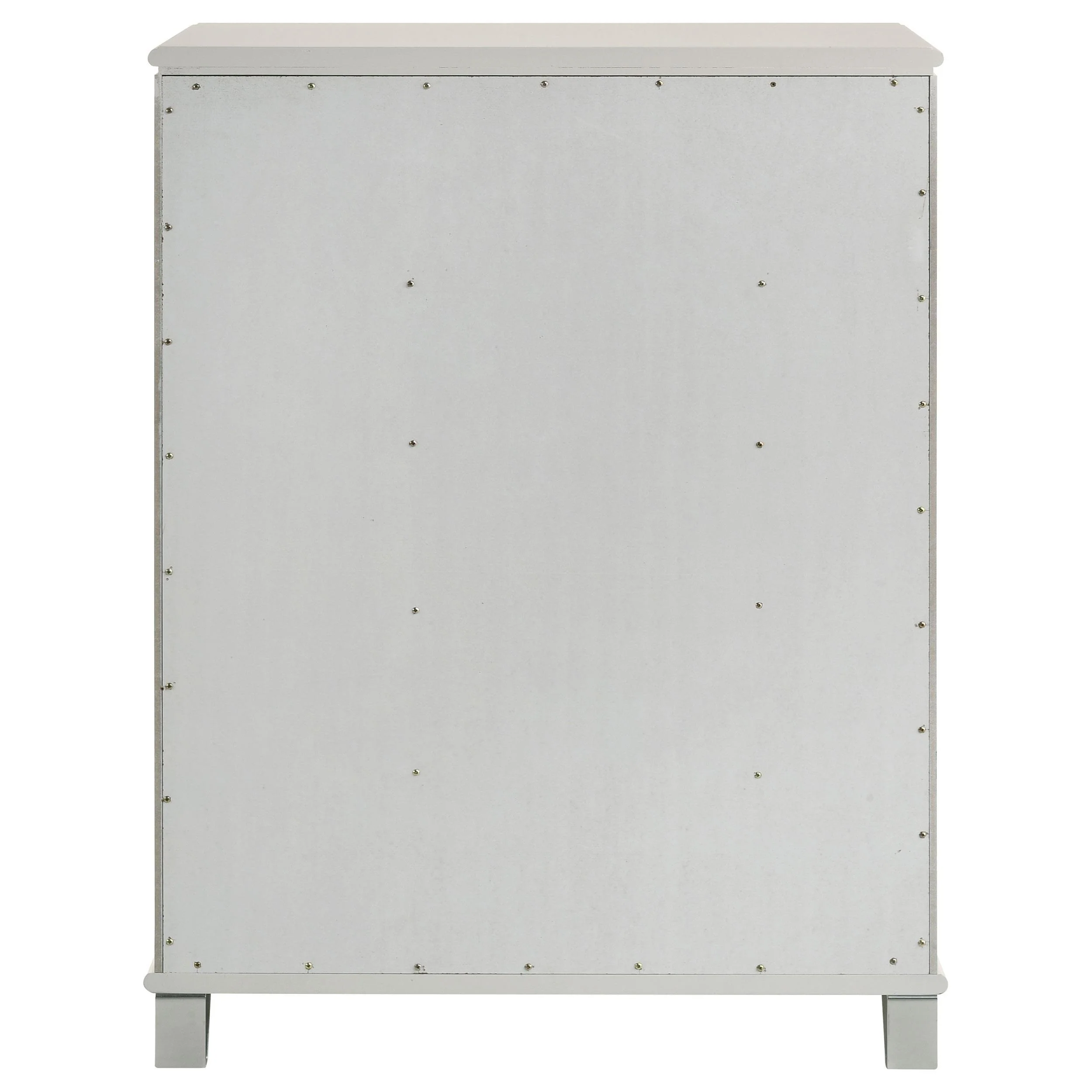 Olivia Pearl White 5-drawer Bedroom Chest of Drawers - Image 6
