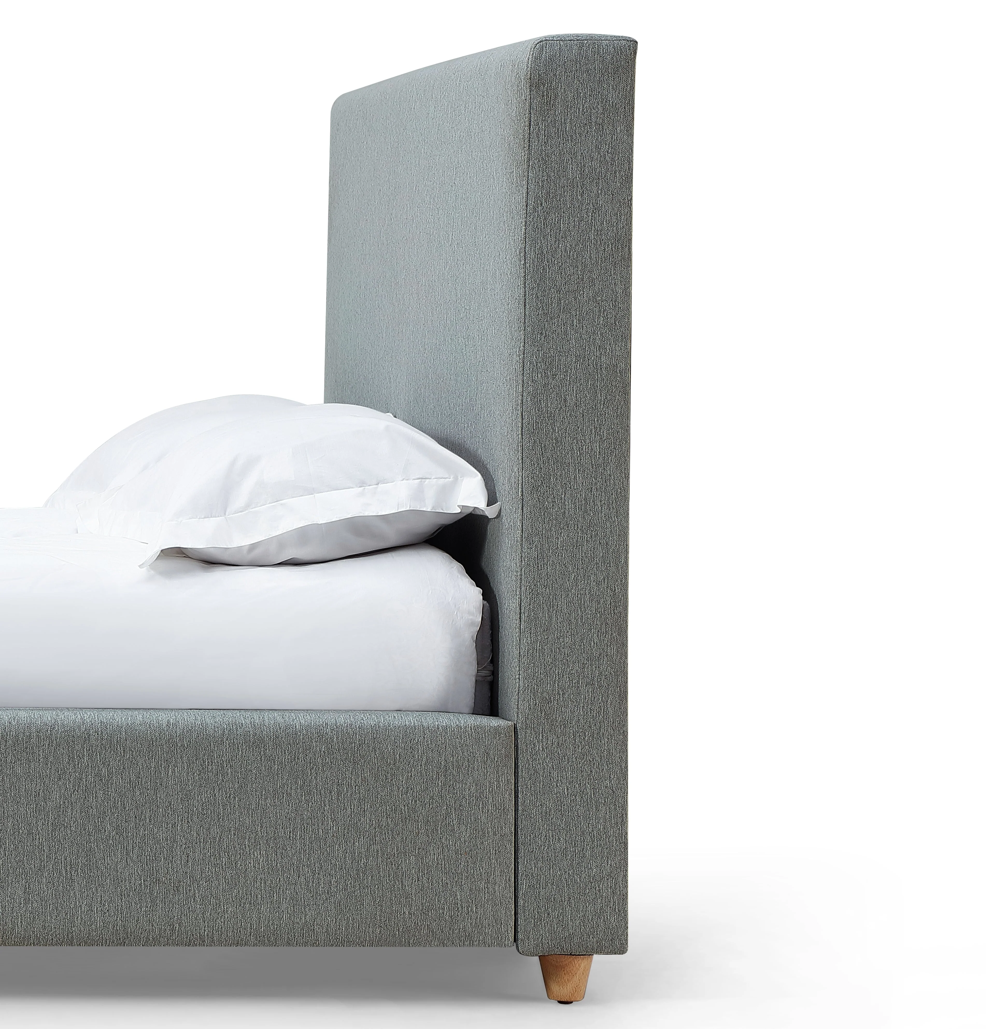Olivia Upholstered Headboard in Pewter - Image 2