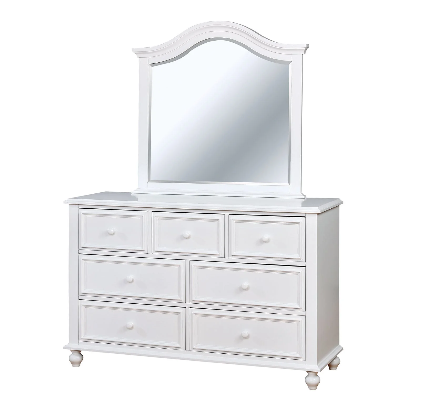 Olivia White Mirror - Image 2
