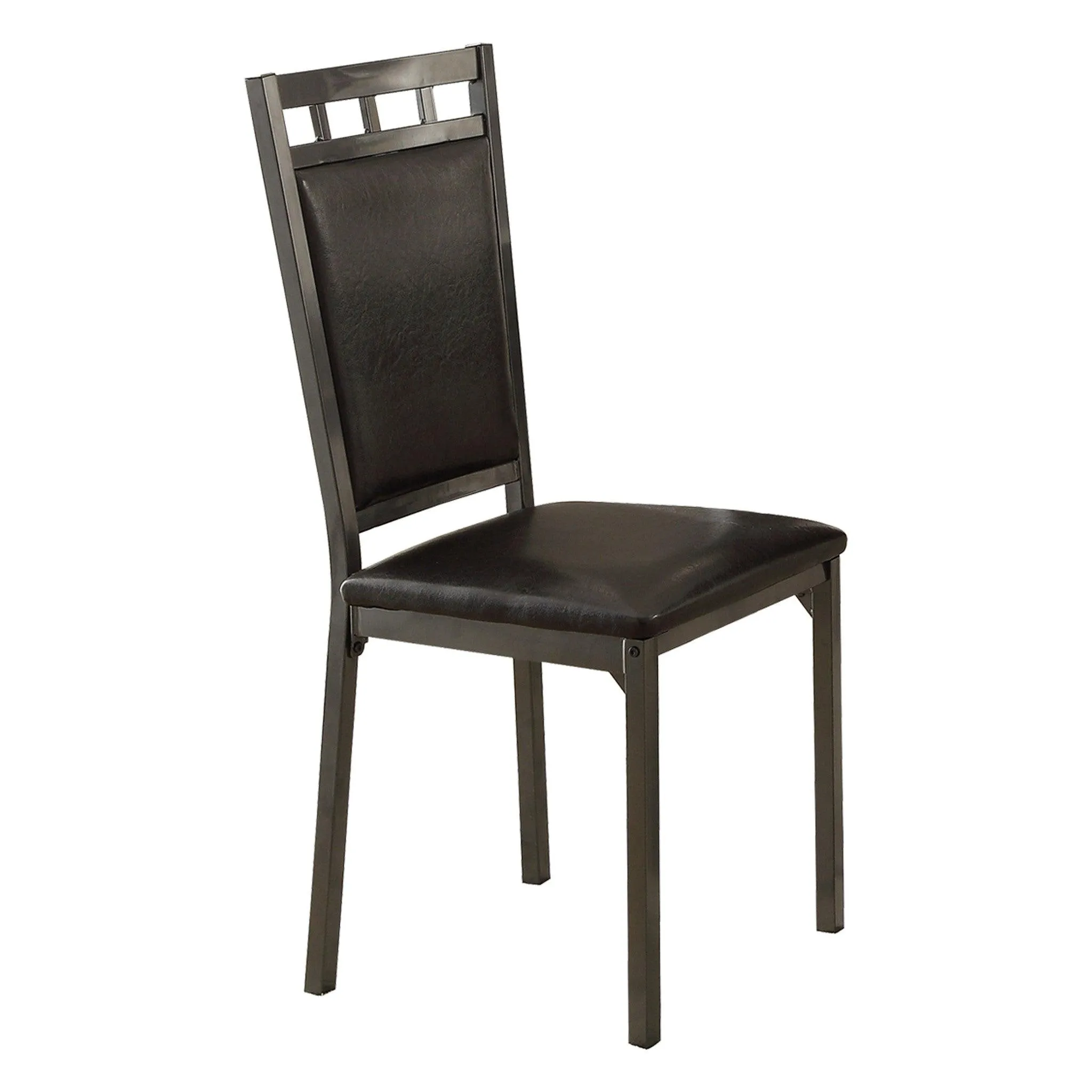Olney Black/Dark Brown 5-Piece Dining Set - Image 4