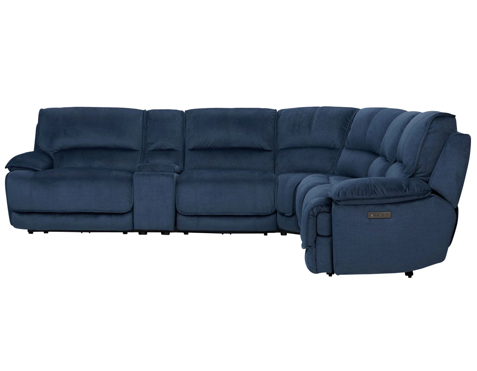 Olsen Indigo 6-Piece Dual-Power Zero-Gravity Reclining Sectional - Image 2
