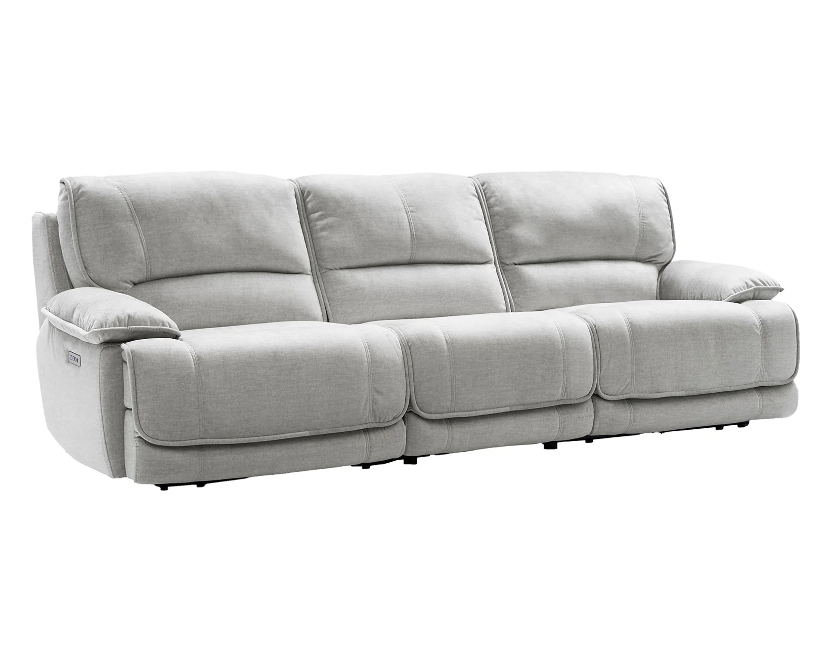 Olsen Silver 3-Piece Dual-Power Zero-Gravity Reclining Set - Image 2