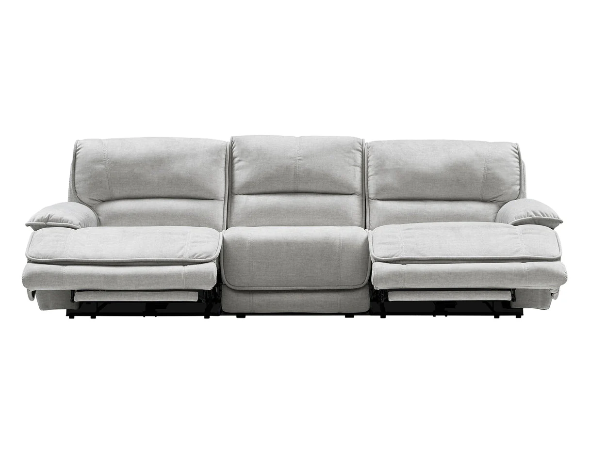 Olsen Silver 3-Piece Dual-Power Zero-Gravity Reclining Set - Image 3