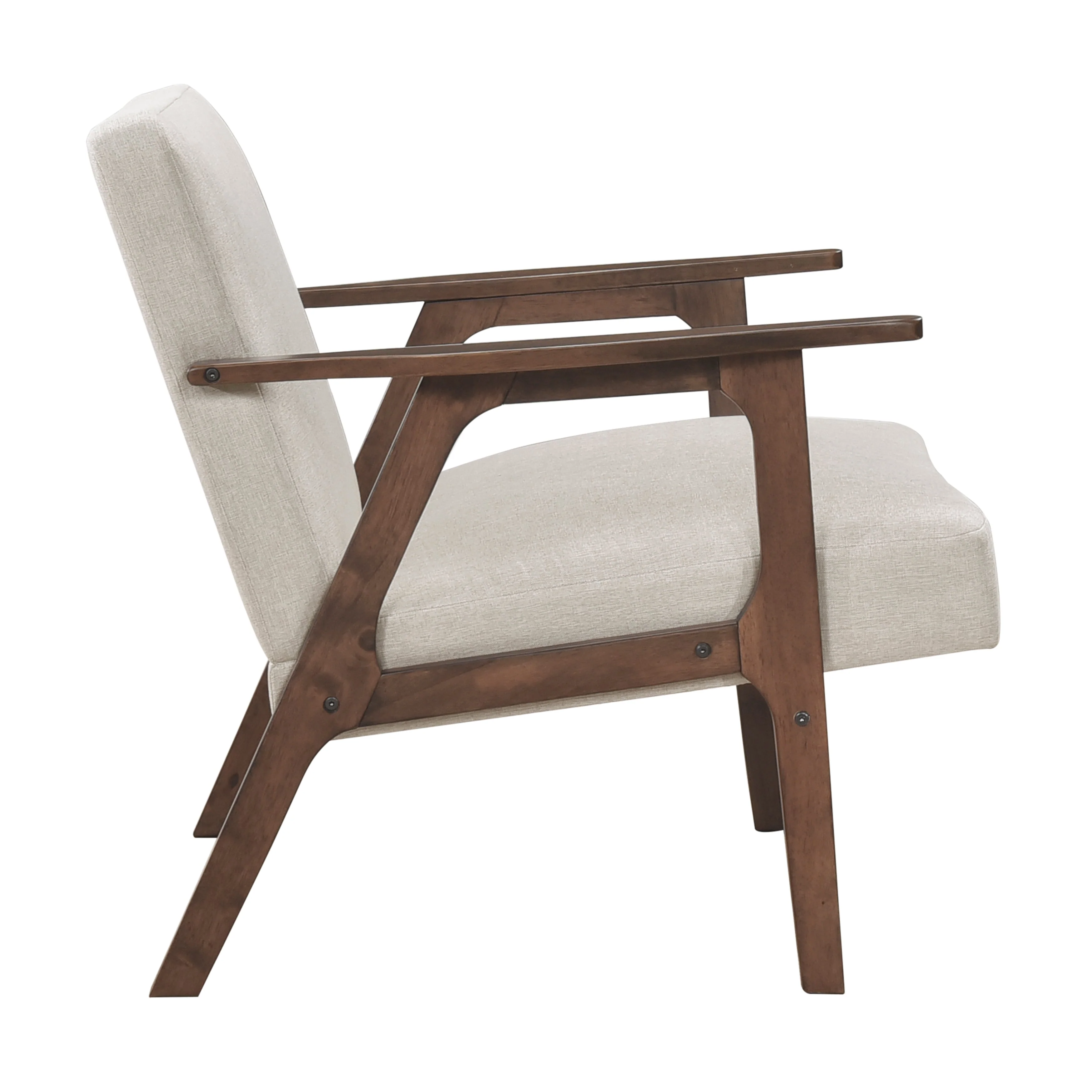 Omara Beige Accent Chair - Image 3