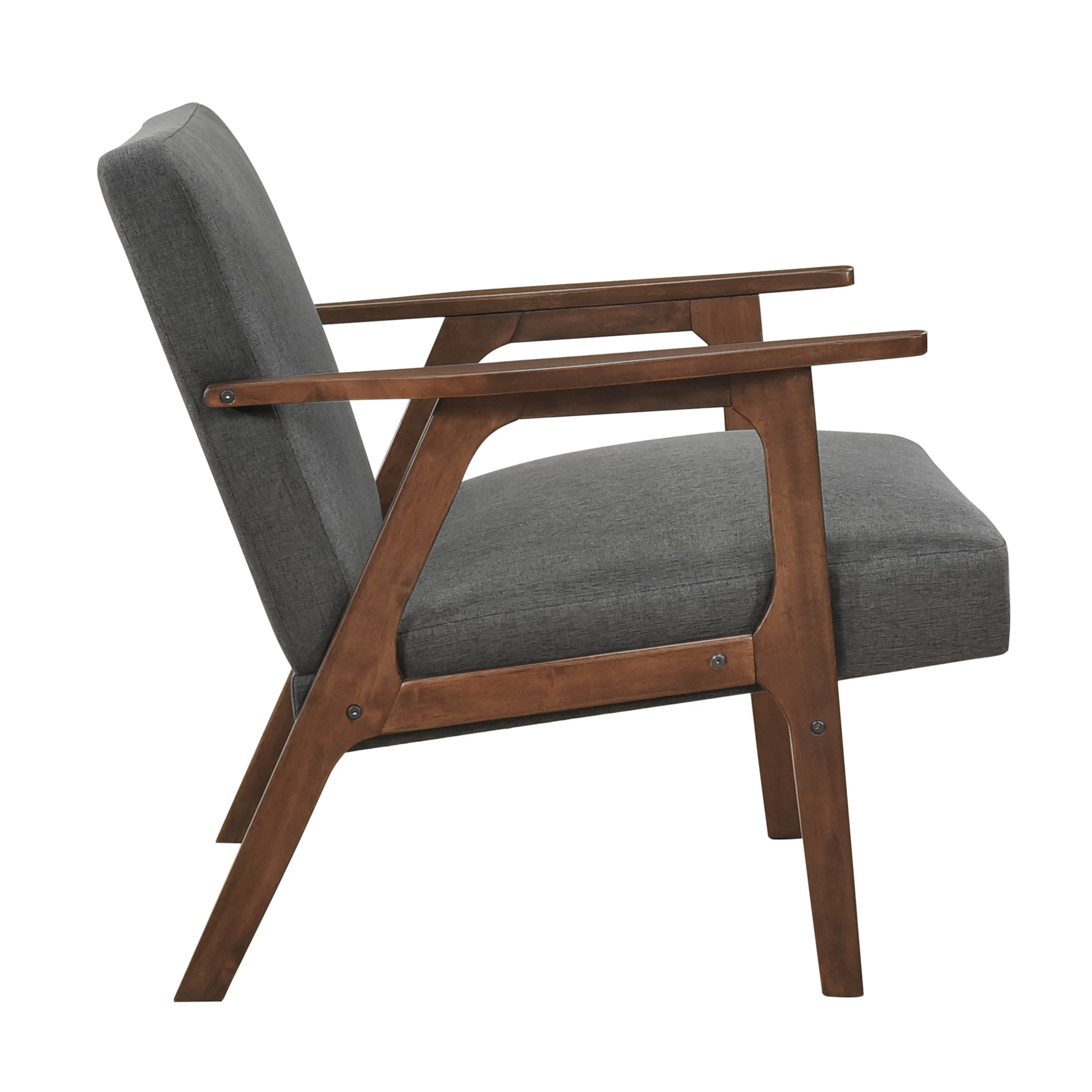 Omara Dark Gray Accent Chair - Image 3