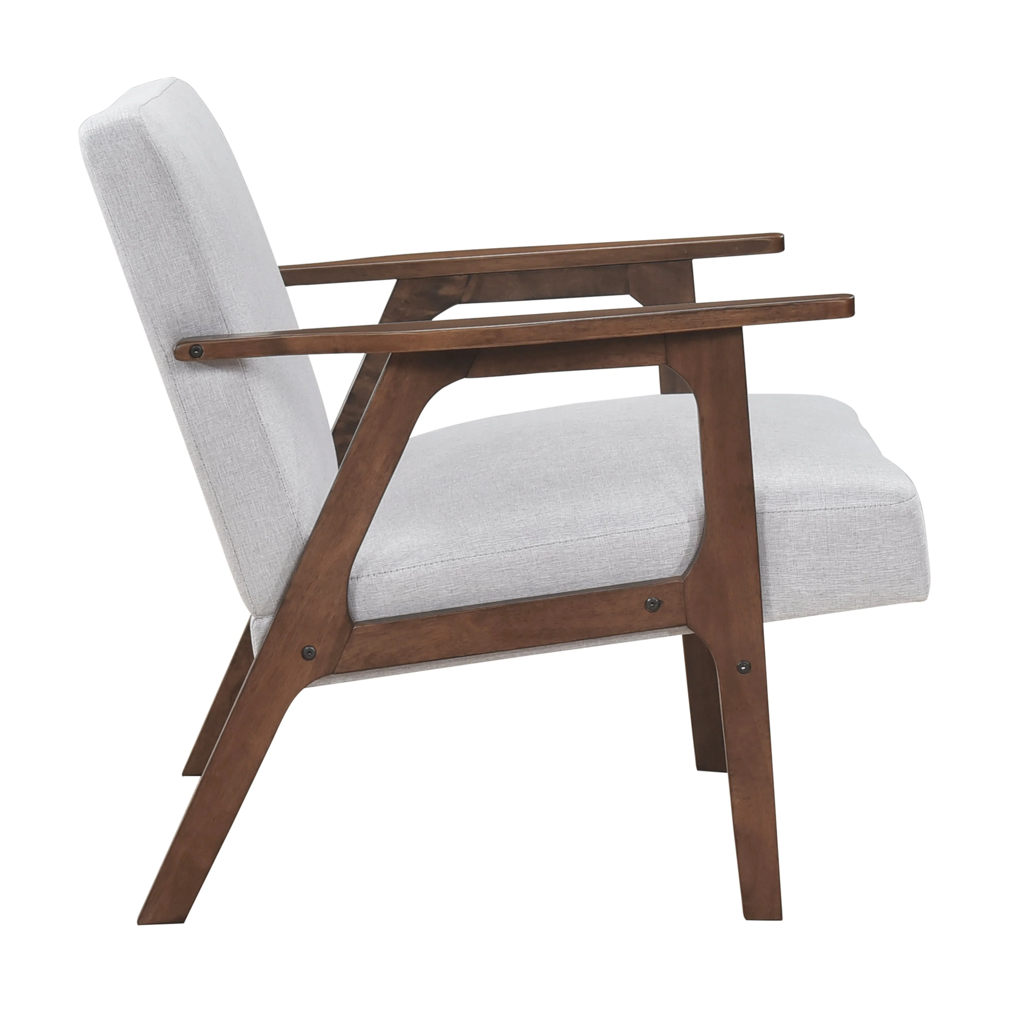 Omara Gray Accent Chair - Image 3