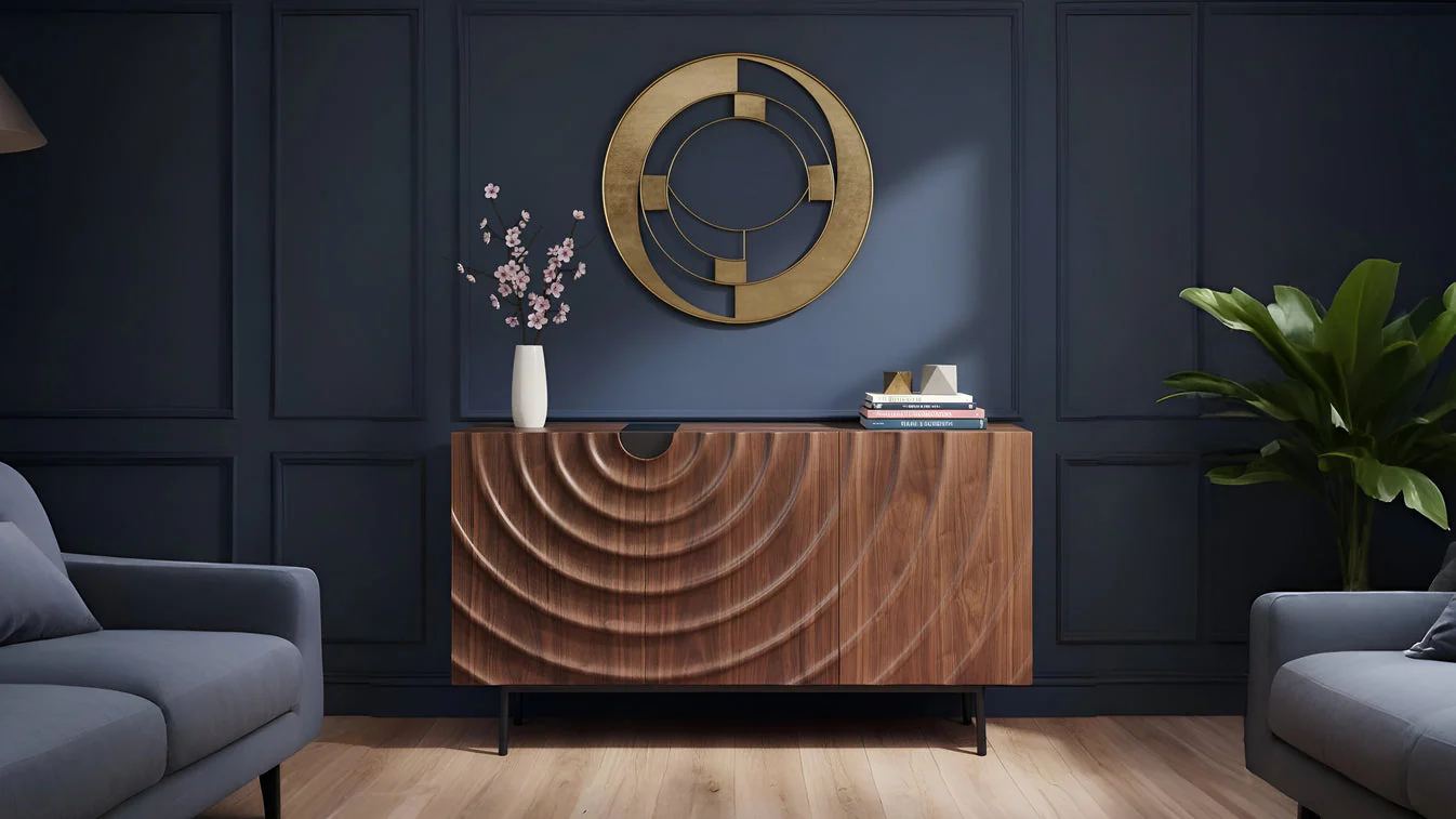 Onda Walnut Sideboard - Image 2