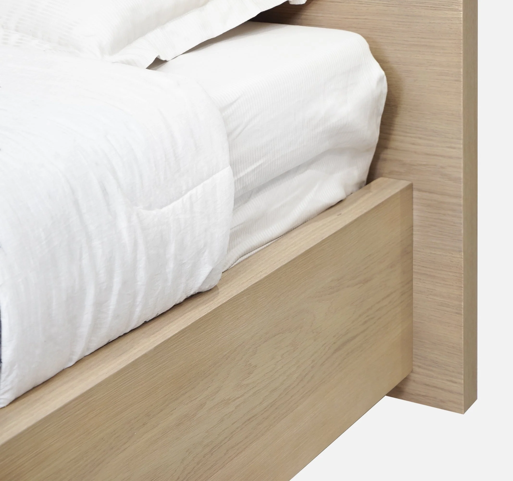 One Coastal Modern Eastern King Platform Bed in Bisque - Image 5