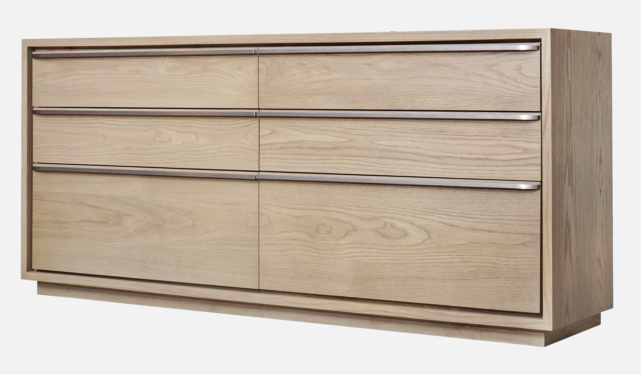 One Coastal Modern Six Drawer Dresser in Bisque - Image 3
