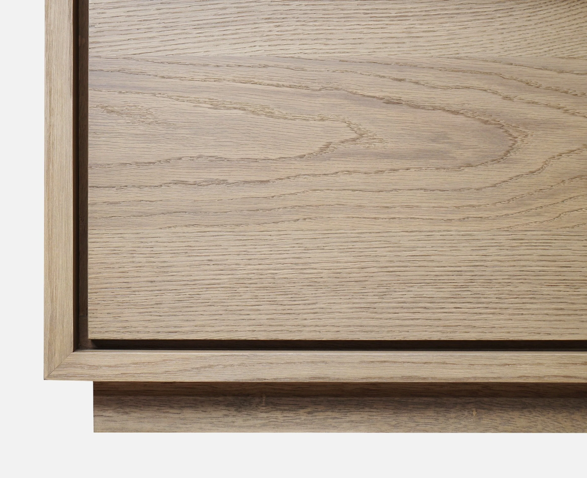 One Coastal Modern Two Drawer USB-Charging Nightstand in Bisque - Image 8